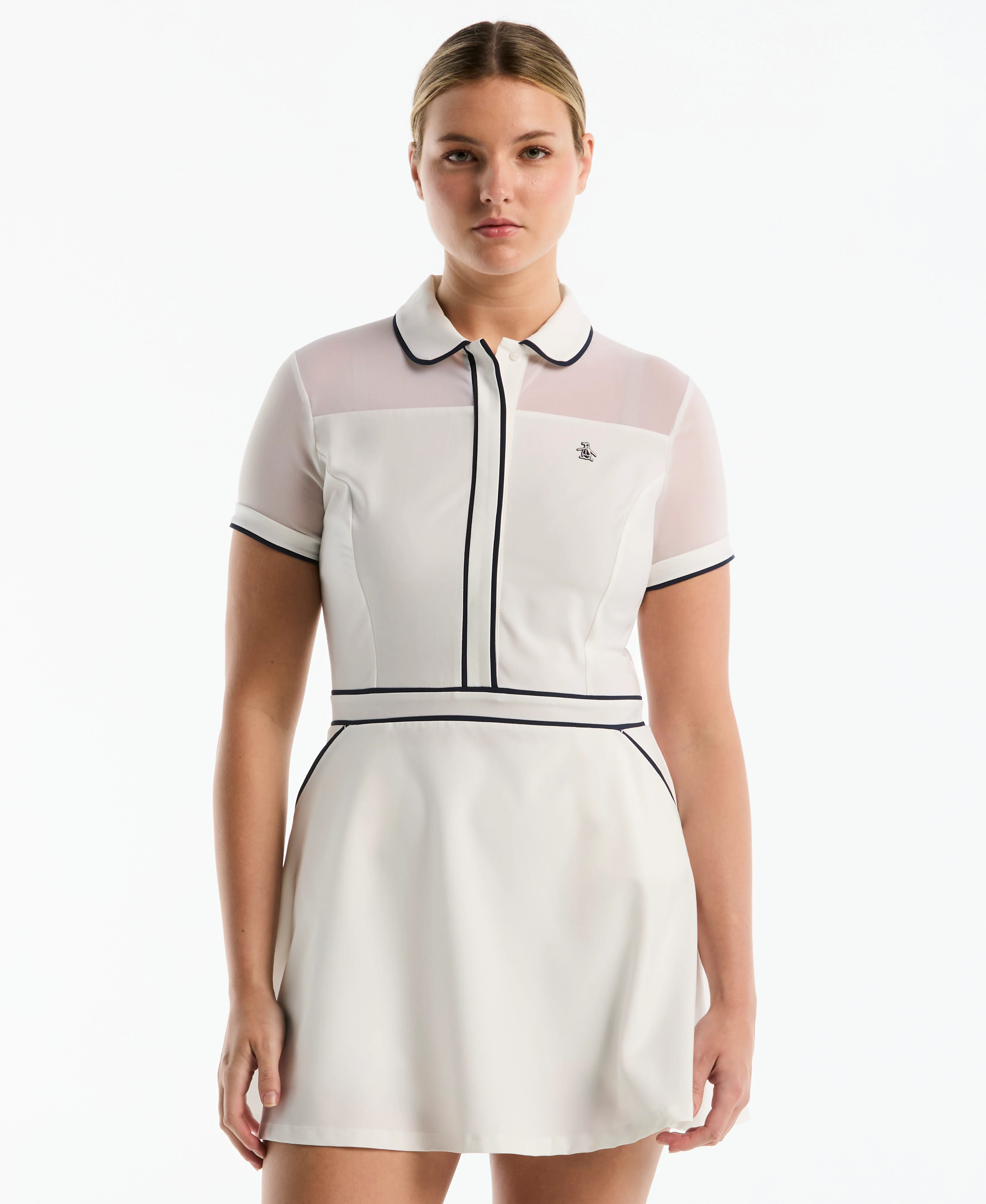 Women's Veronica Contrast Tipping Dress - Image 6