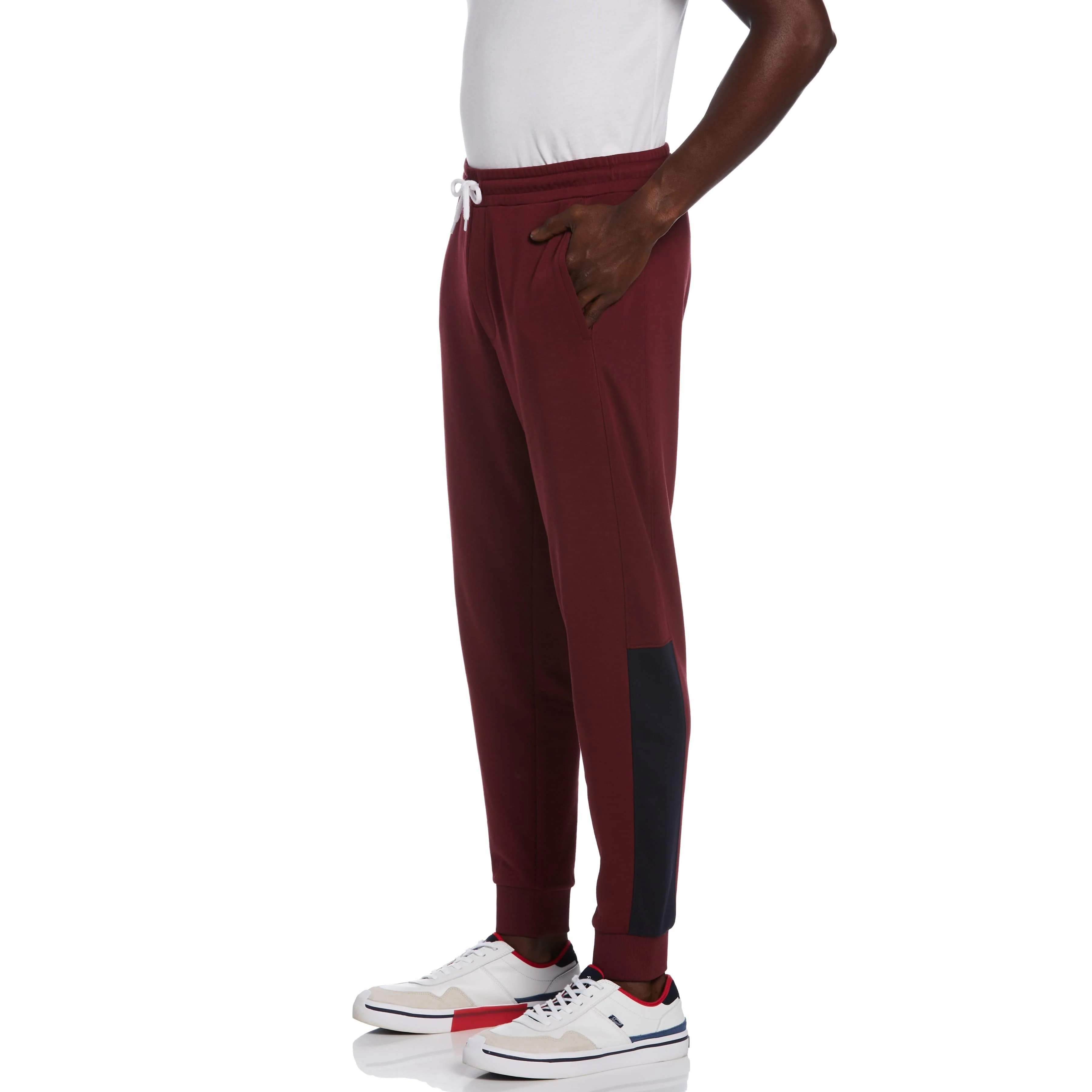 Slim Fit Color Block Fleece Jogger - Image 5