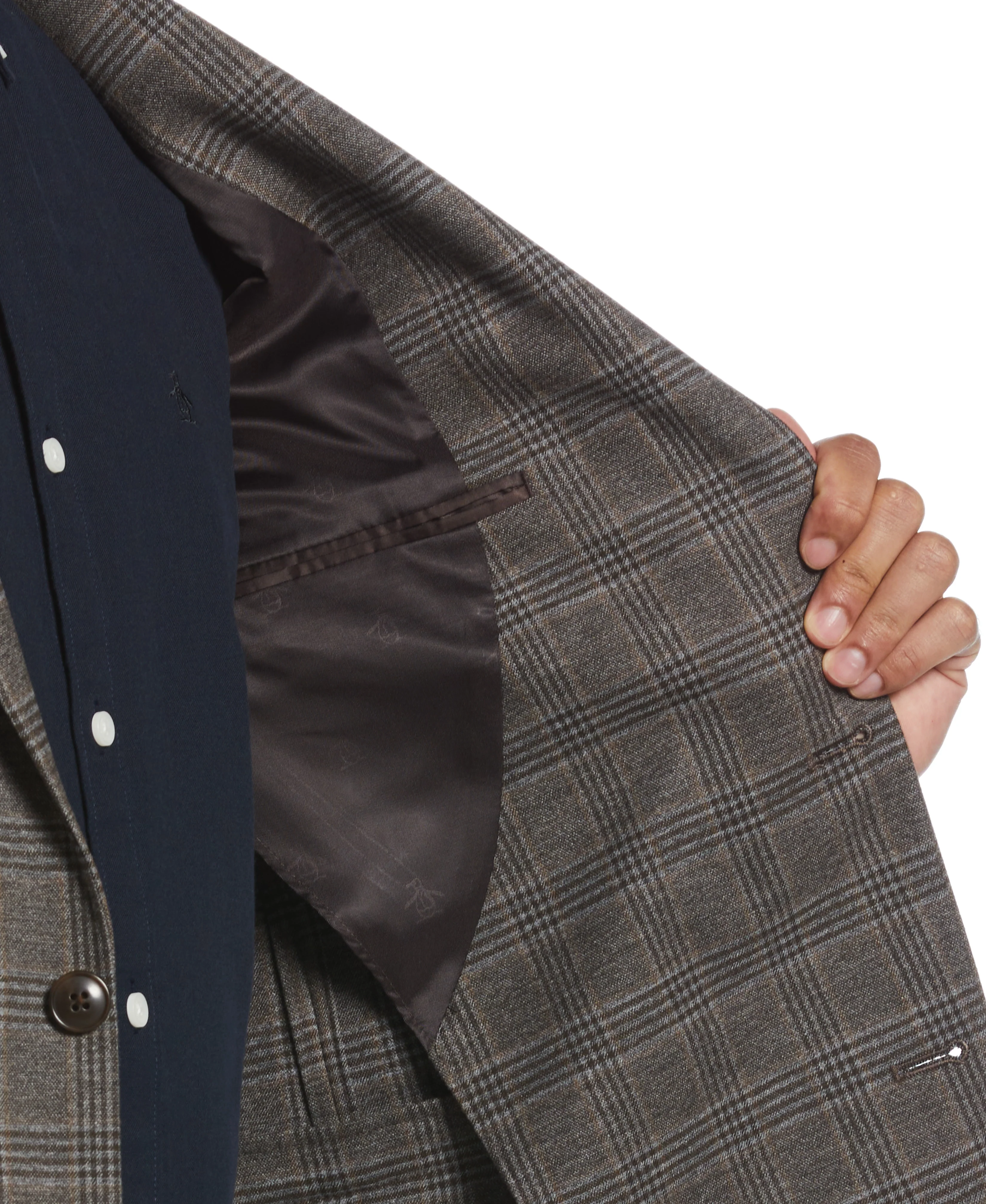 Slim Fit Glen Check Sport Coat - Image 4