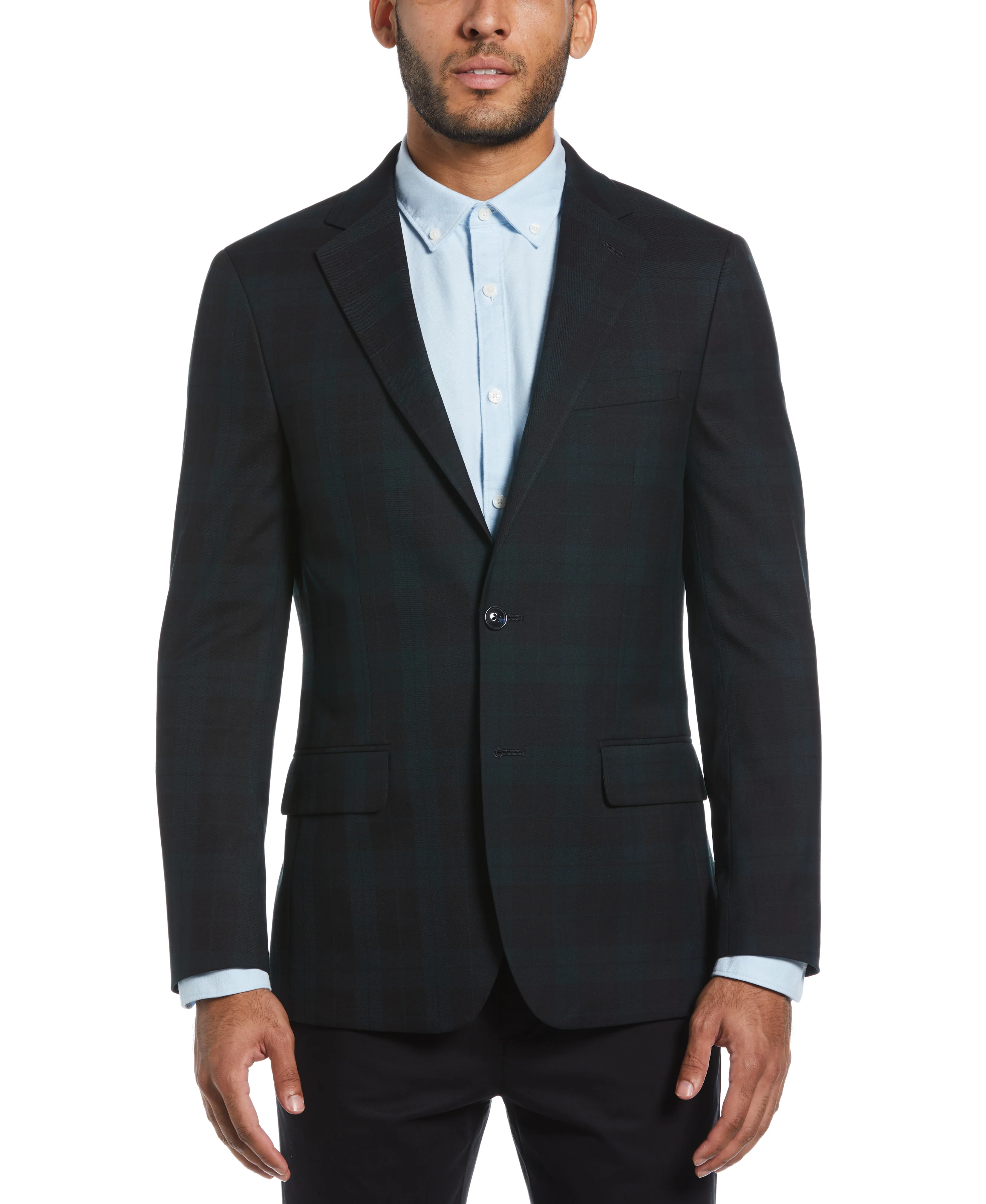 Slim Fit Plaid Sport Coat - Image 5