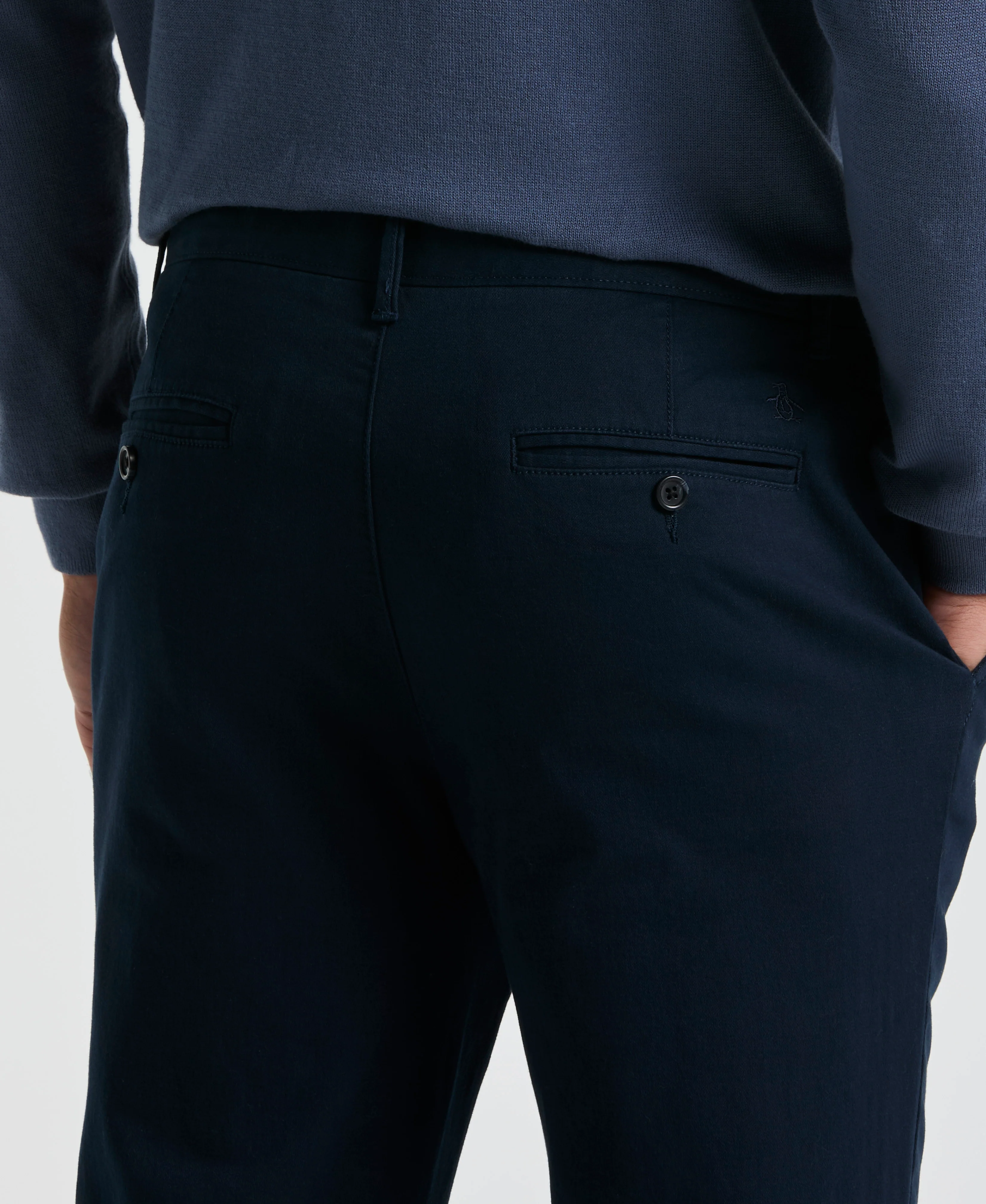 Slim Fit Flat Front Chino - Image 4