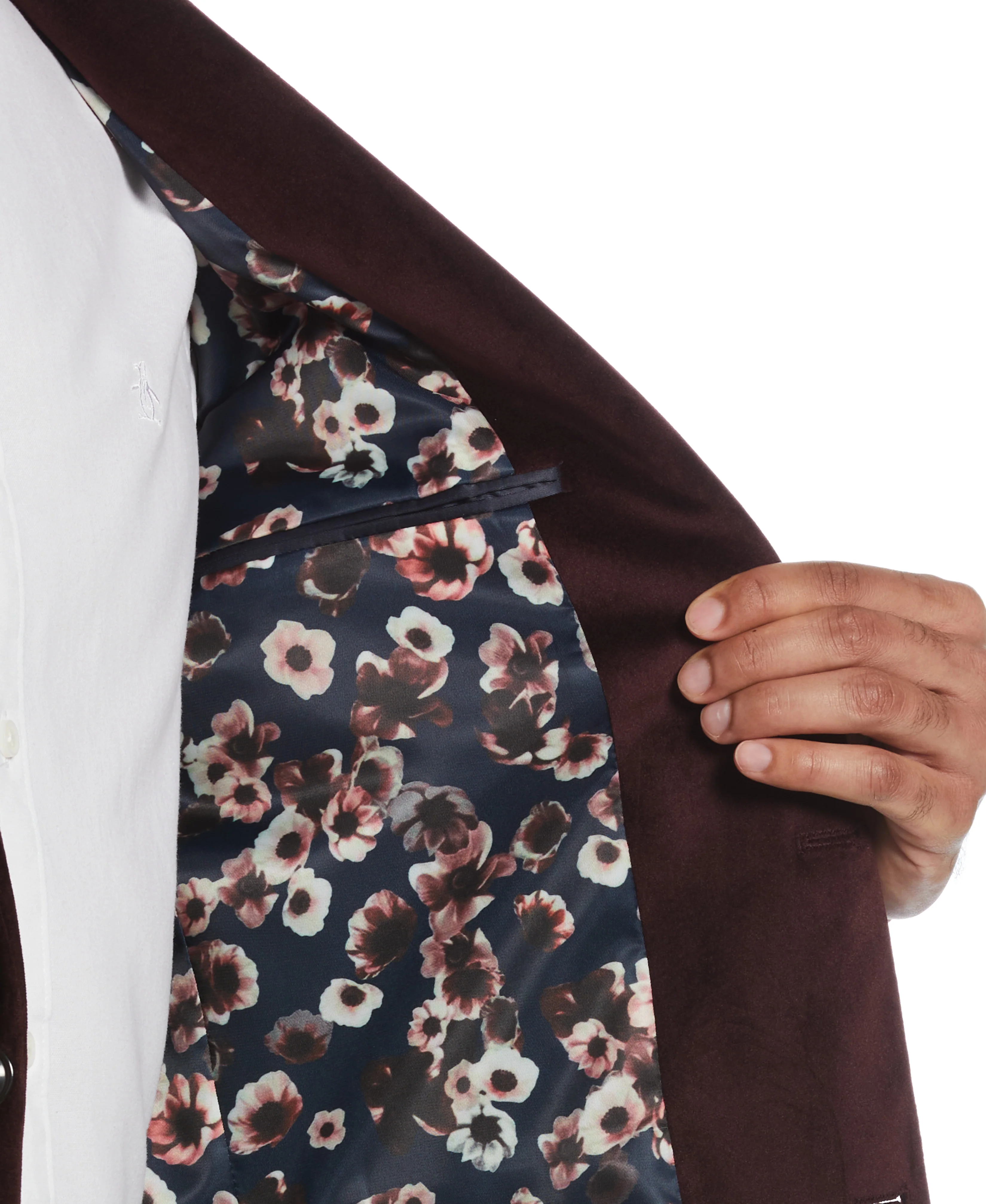 Slim Fit Velvet Sport Coat - Image 4
