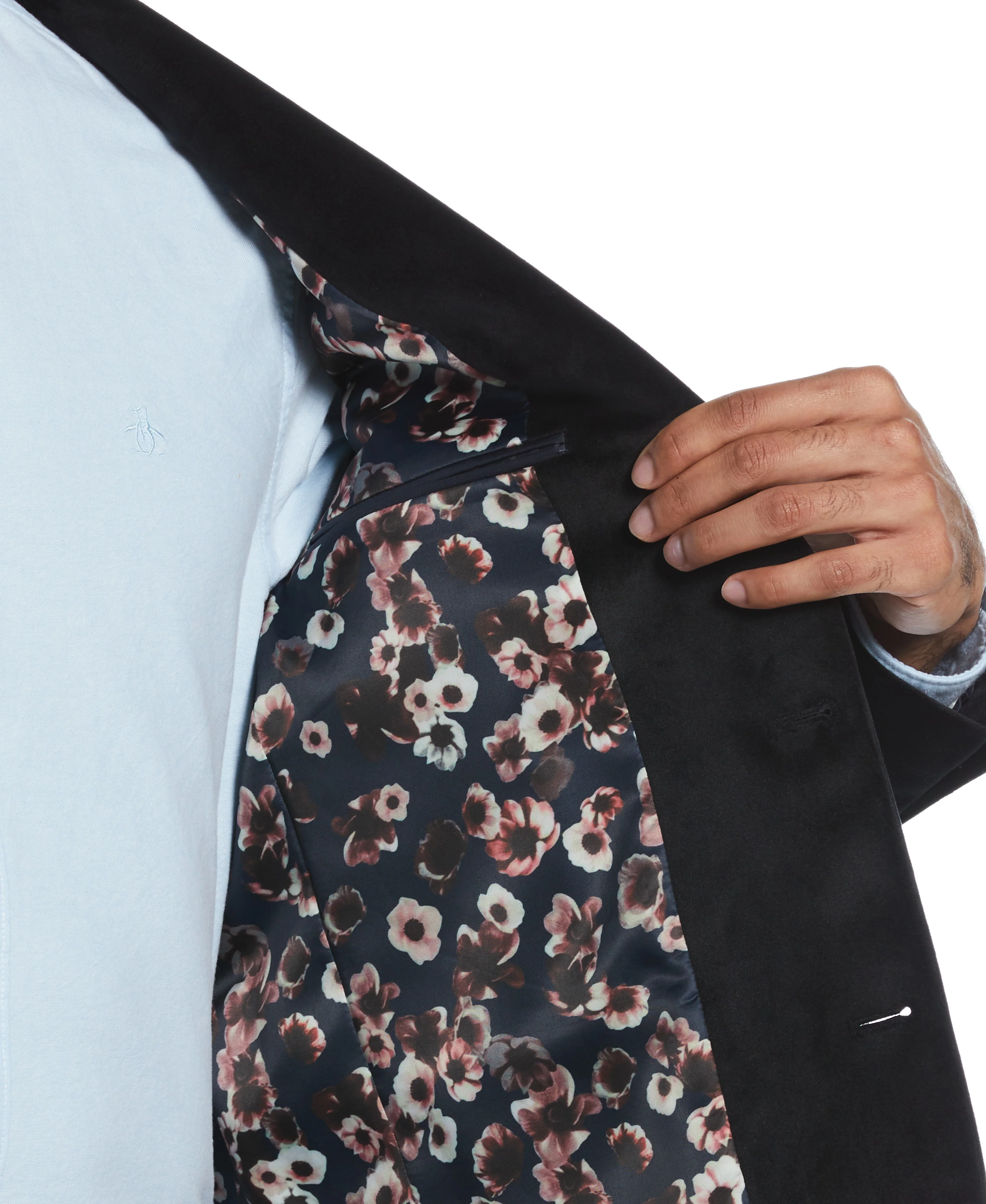 Slim Fit Velvet Sport Coat - Image 8