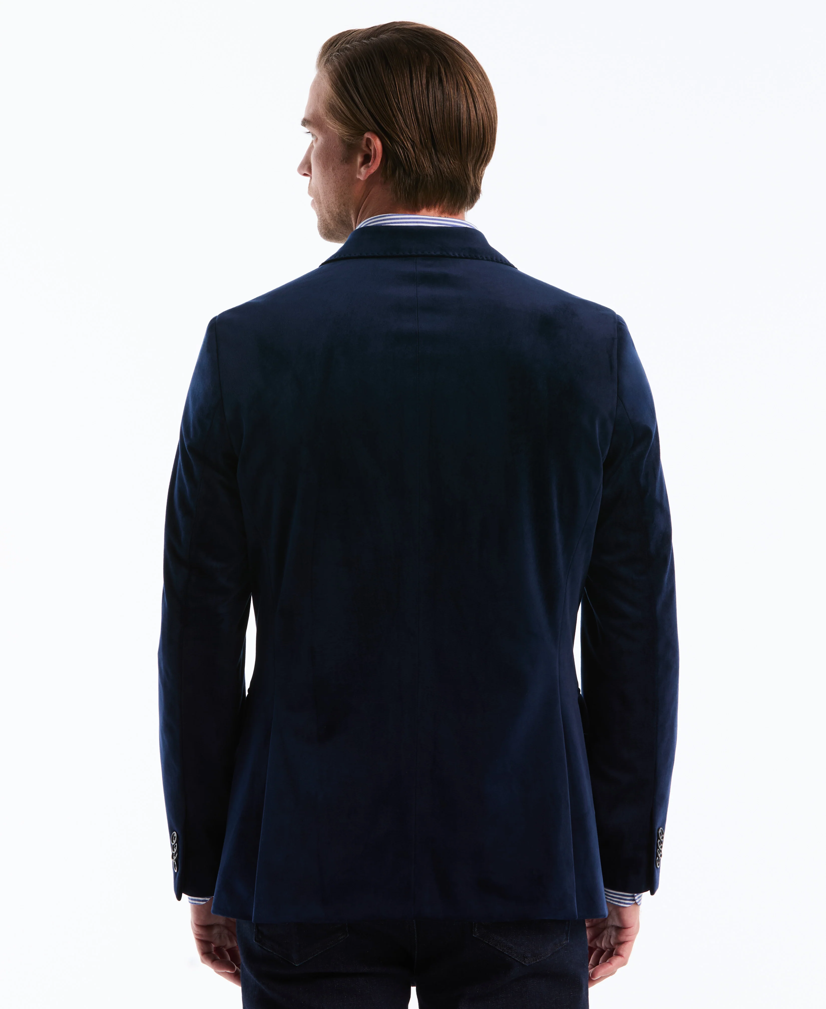 Velvet Slim Fit Suit Separate Jacket - Image 2