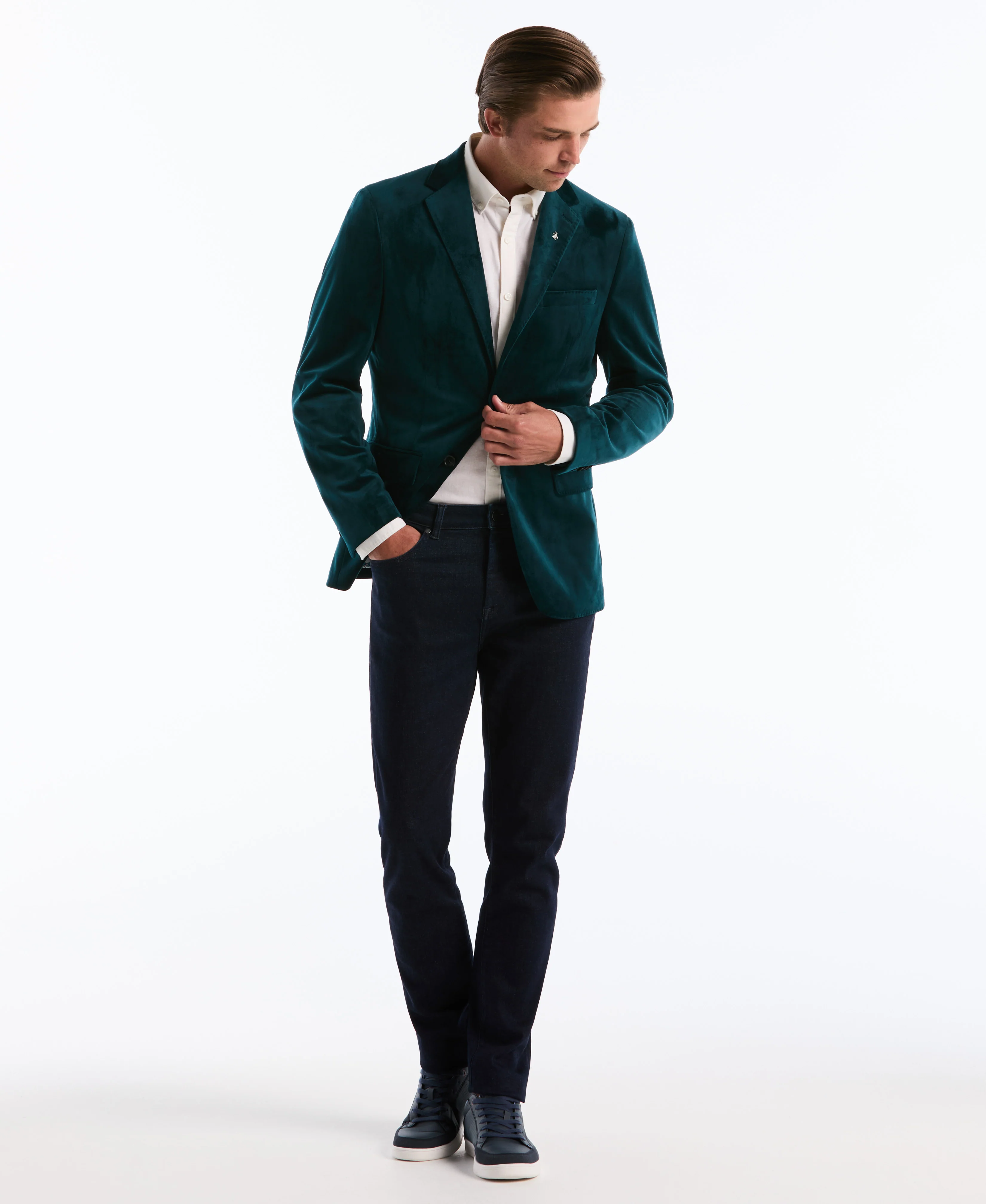 Velvet Slim Fit Suit Separate Jacket - Image 8