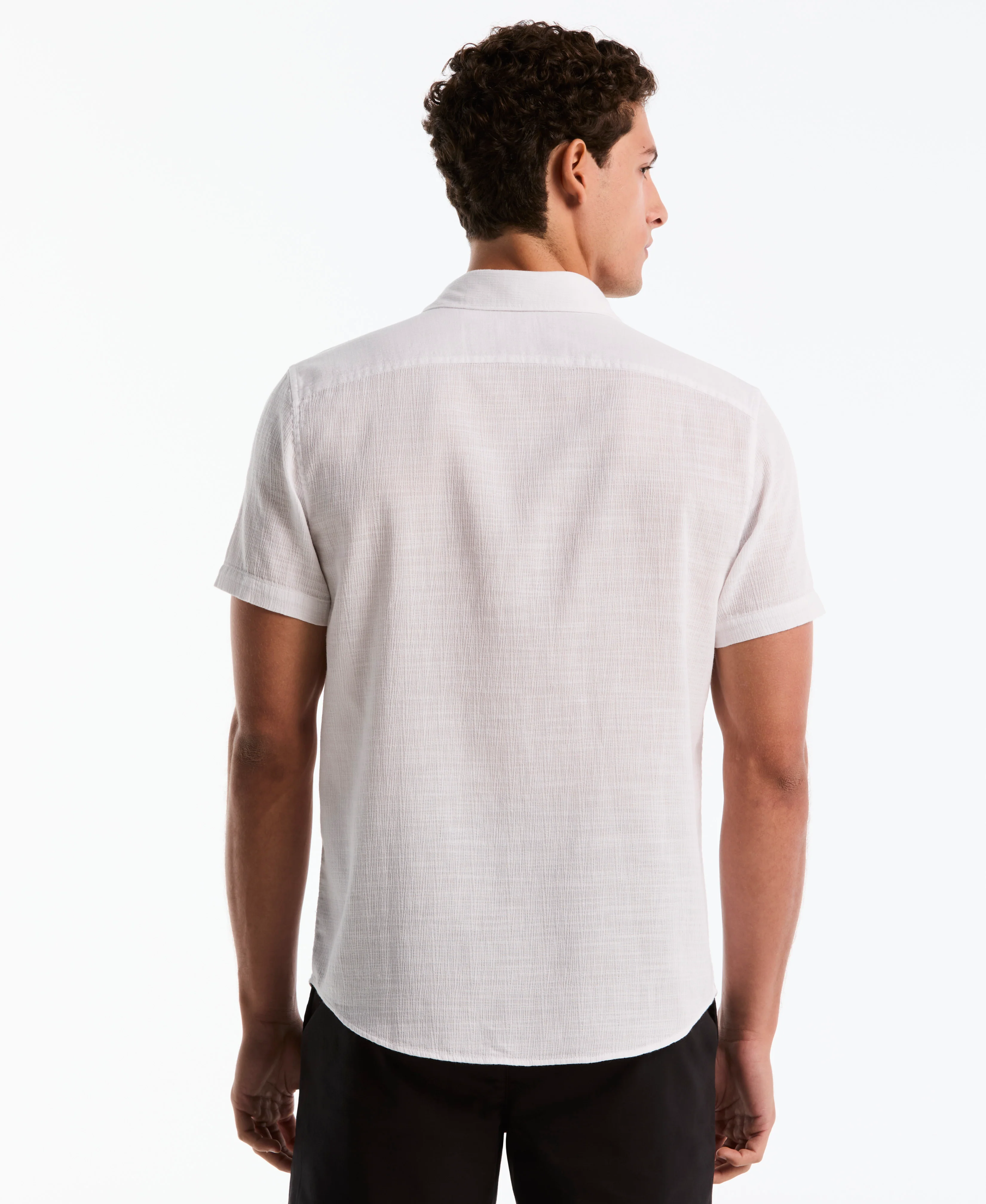 Slub Dobby Button-Up Shirt - Image 10