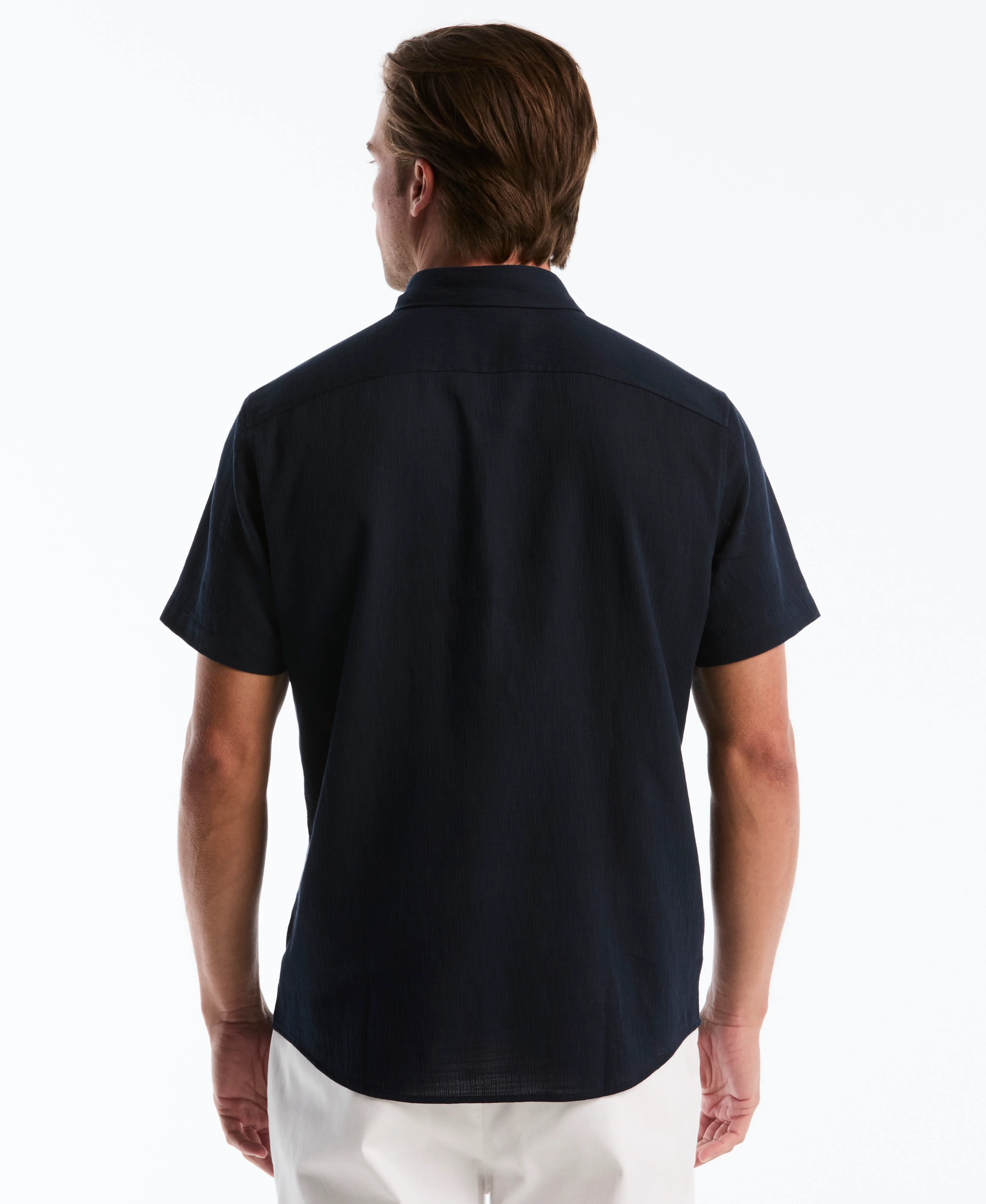 Slub Dobby Button-Up Shirt - Image 6