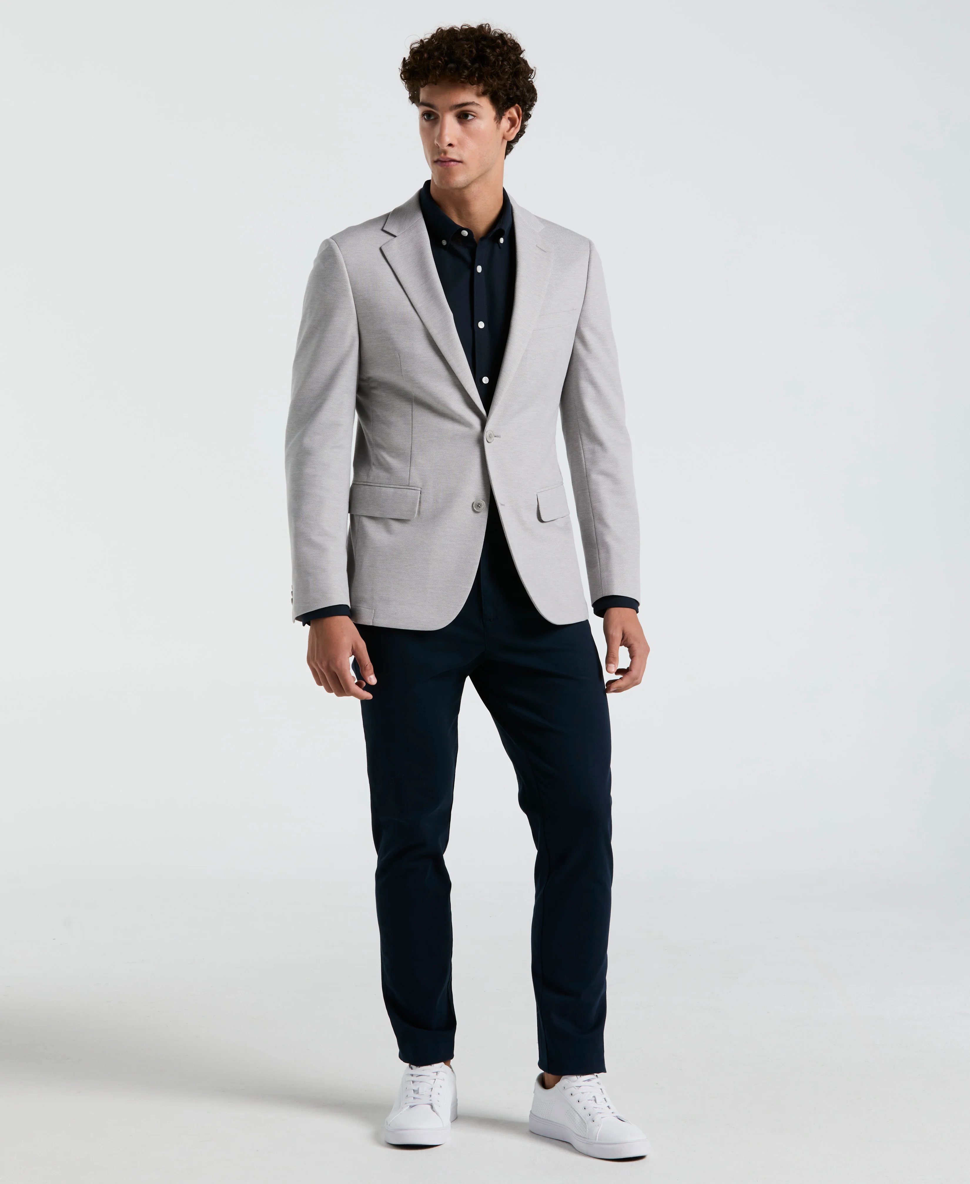 Solid Light Gray Sport Coat - Image 4