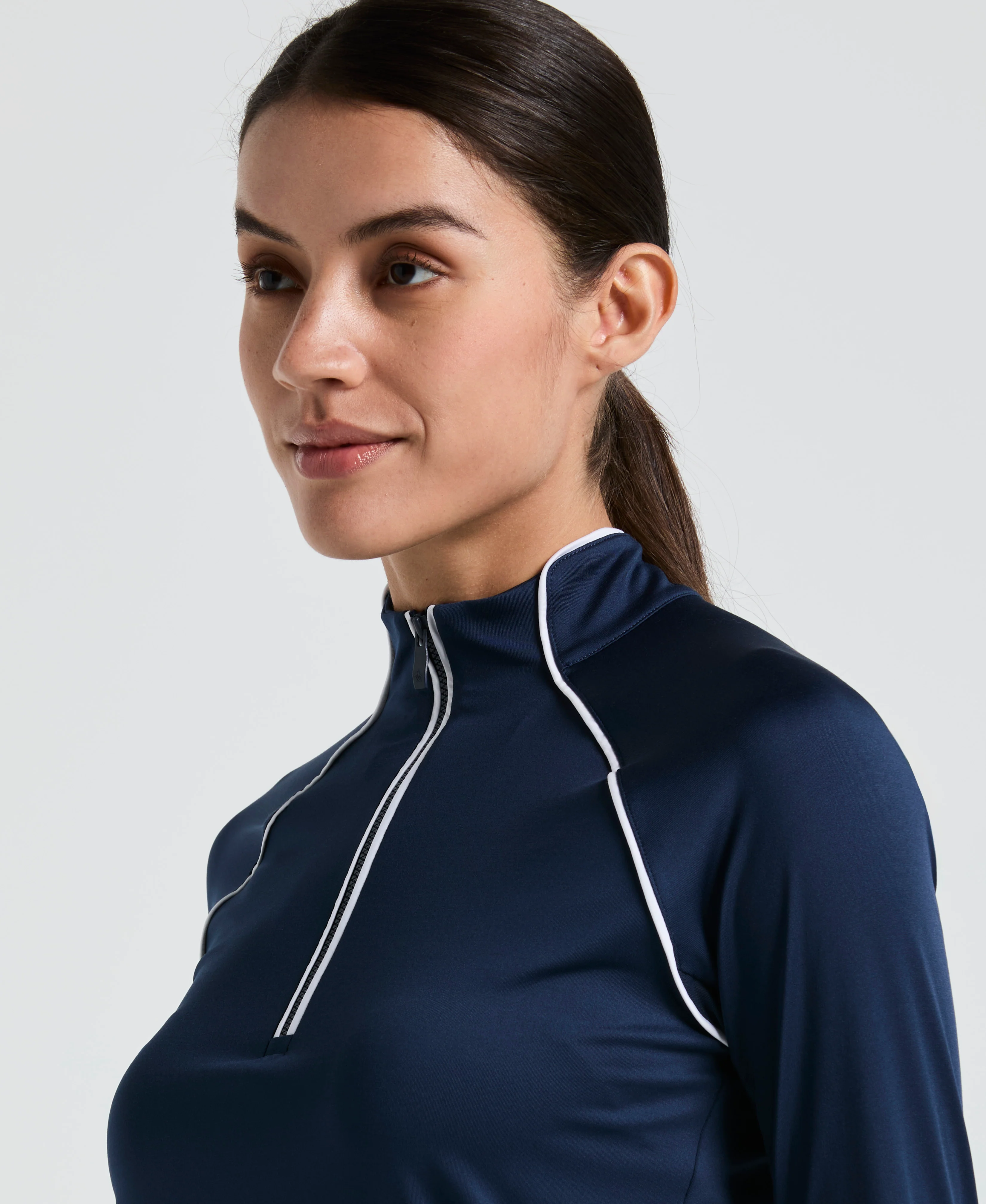 Women's Quarter Zip Tennis Shirt - Image 7