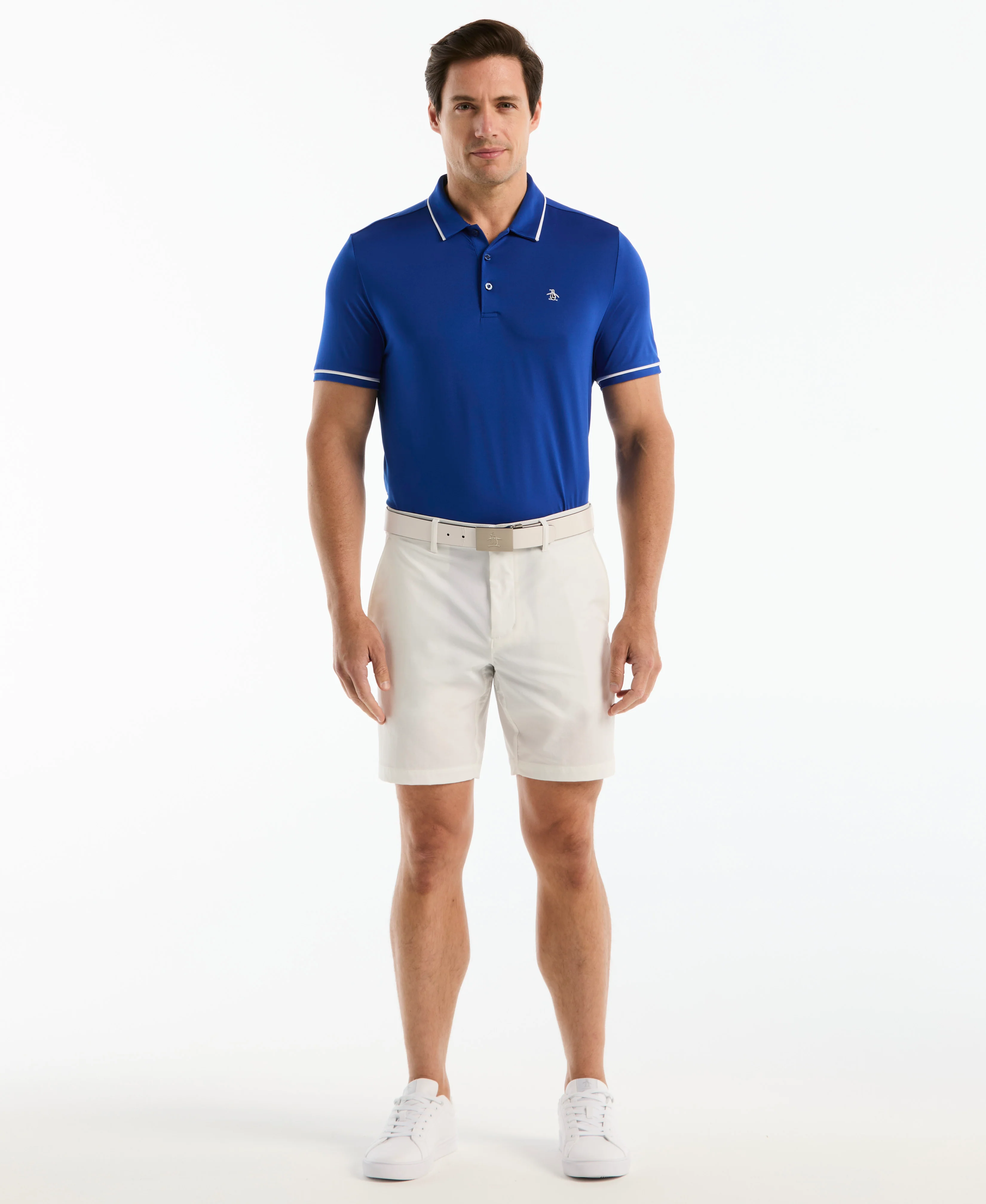Contrast Tipping Solid Golf Polo - Image 20
