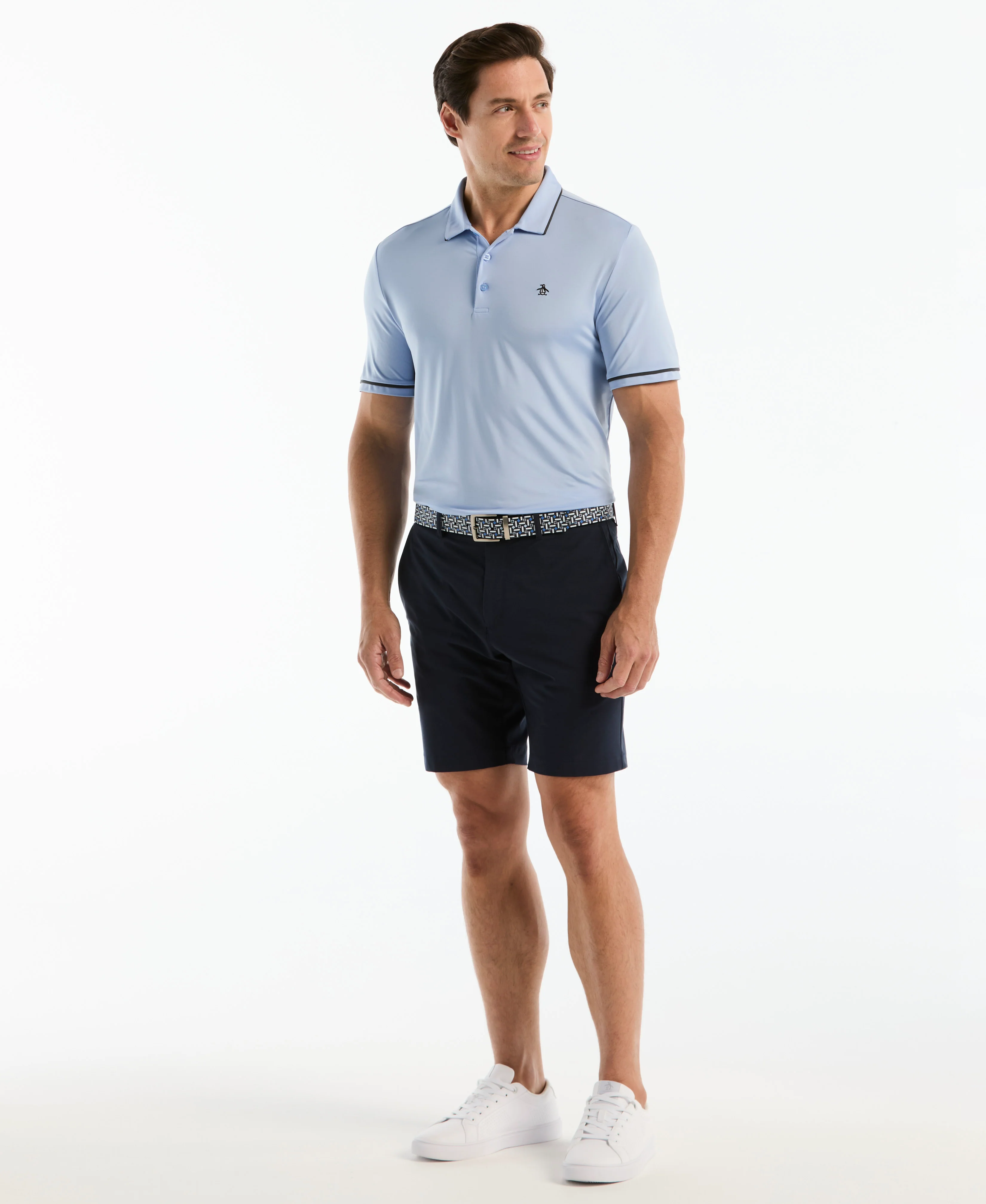 Contrast Tipping Solid Golf Polo - Image 28