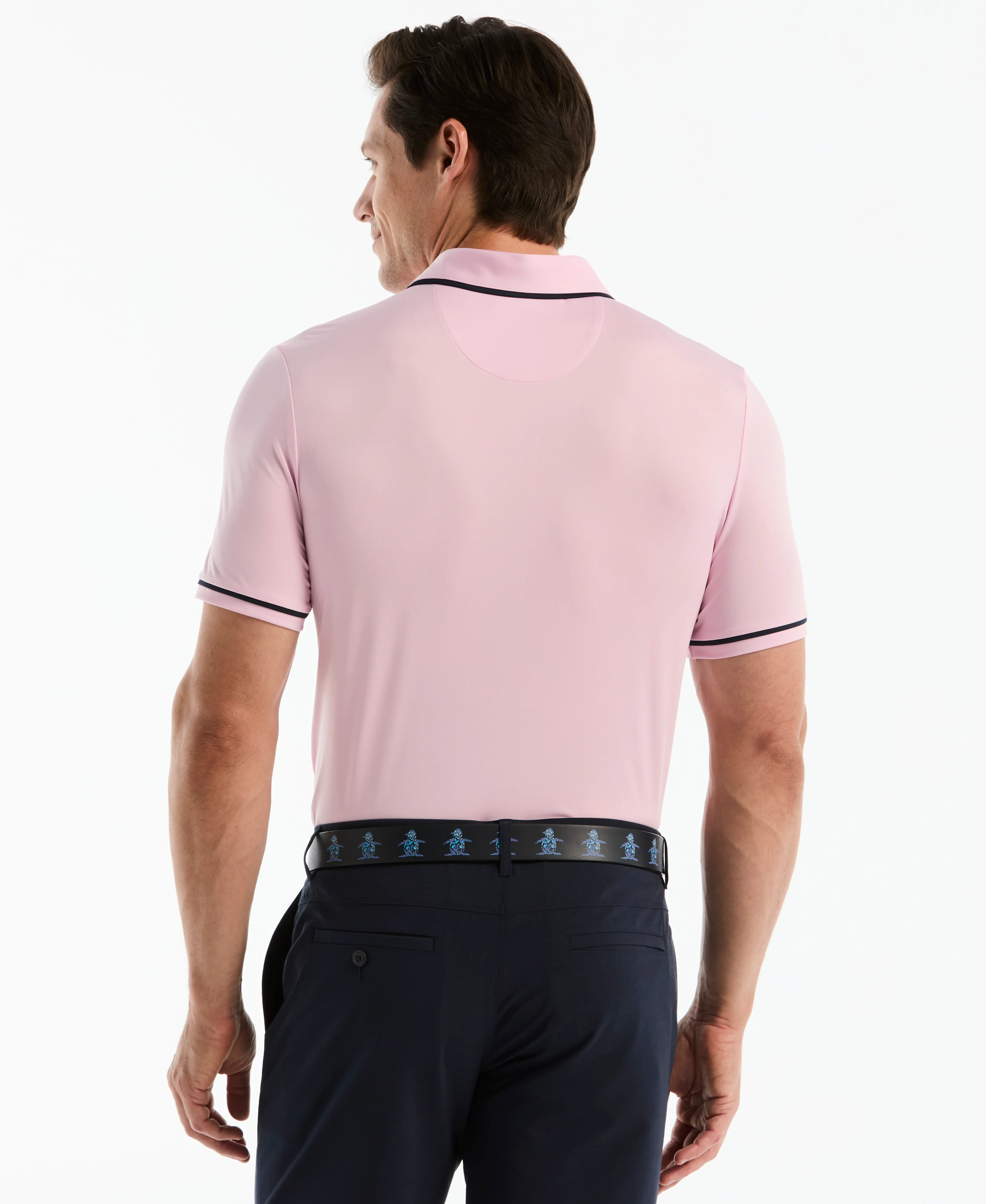 Contrast Tipping Solid Golf Polo - Image 30