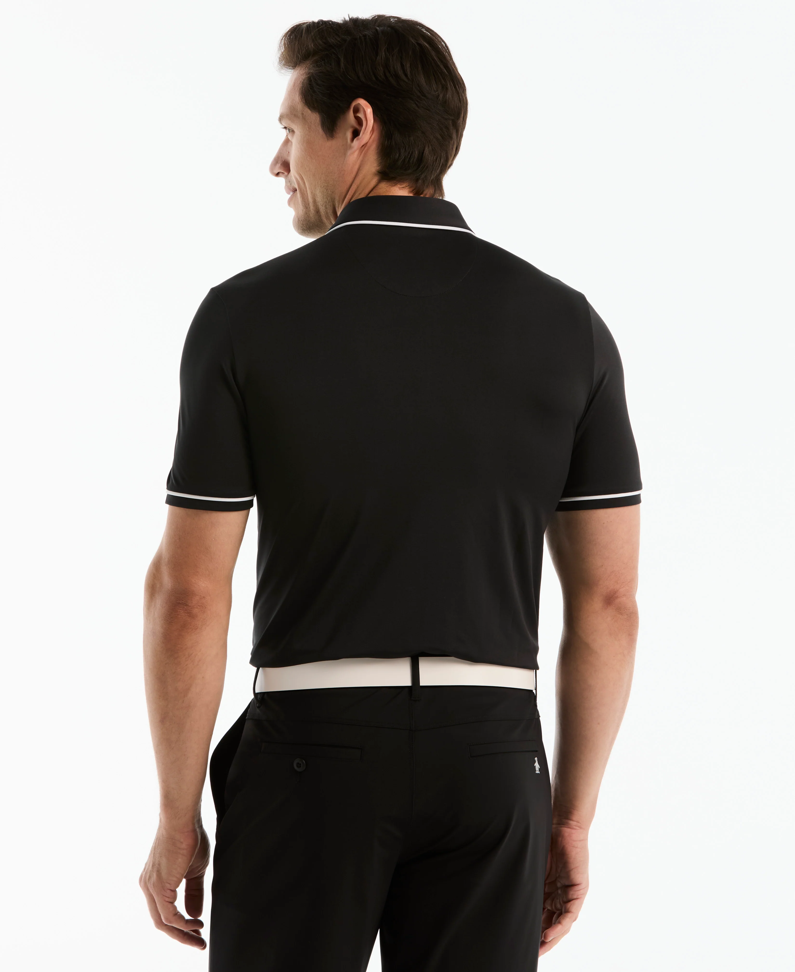 Contrast Tipping Solid Golf Polo - Image 6