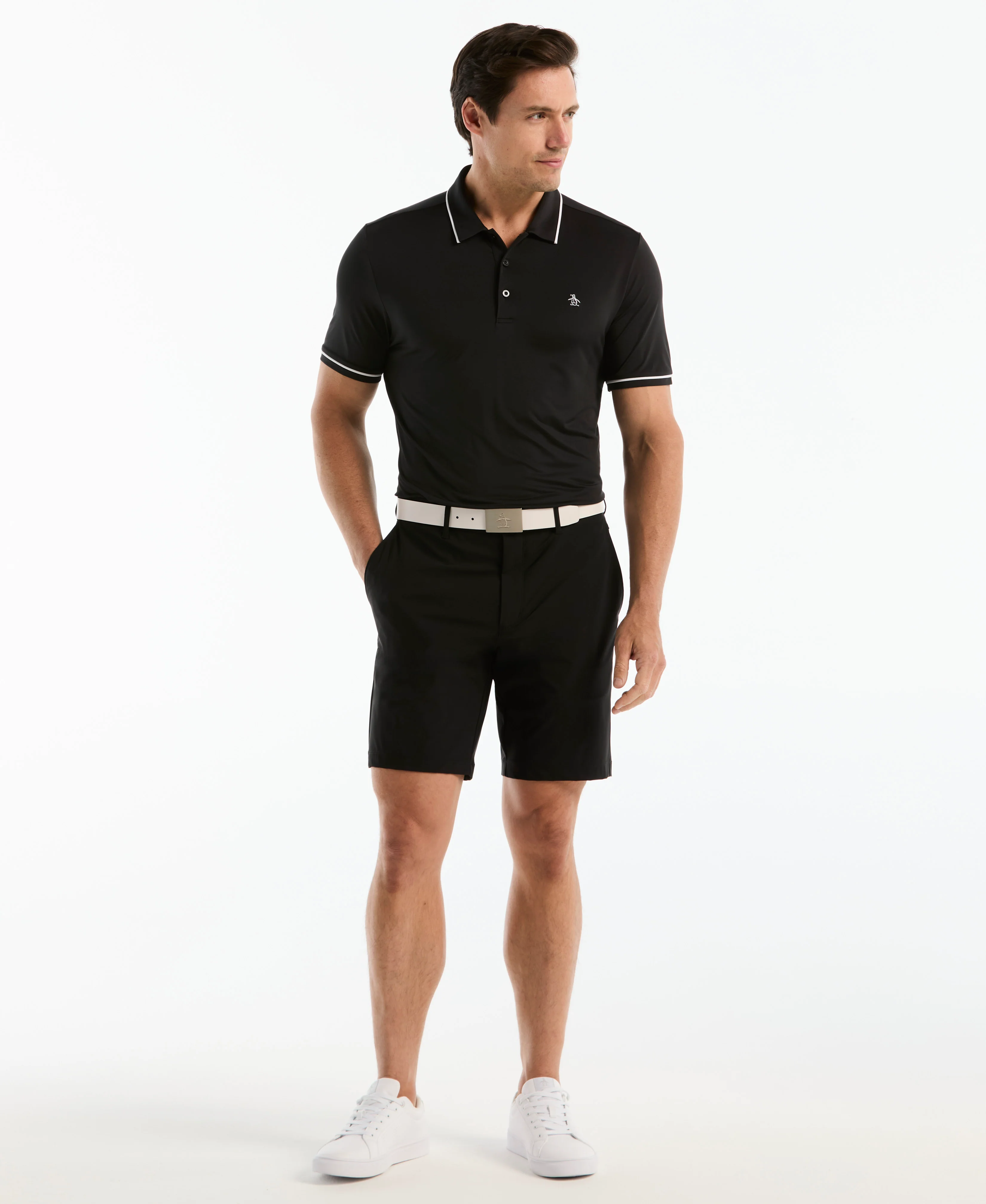 Contrast Tipping Solid Golf Polo - Image 8