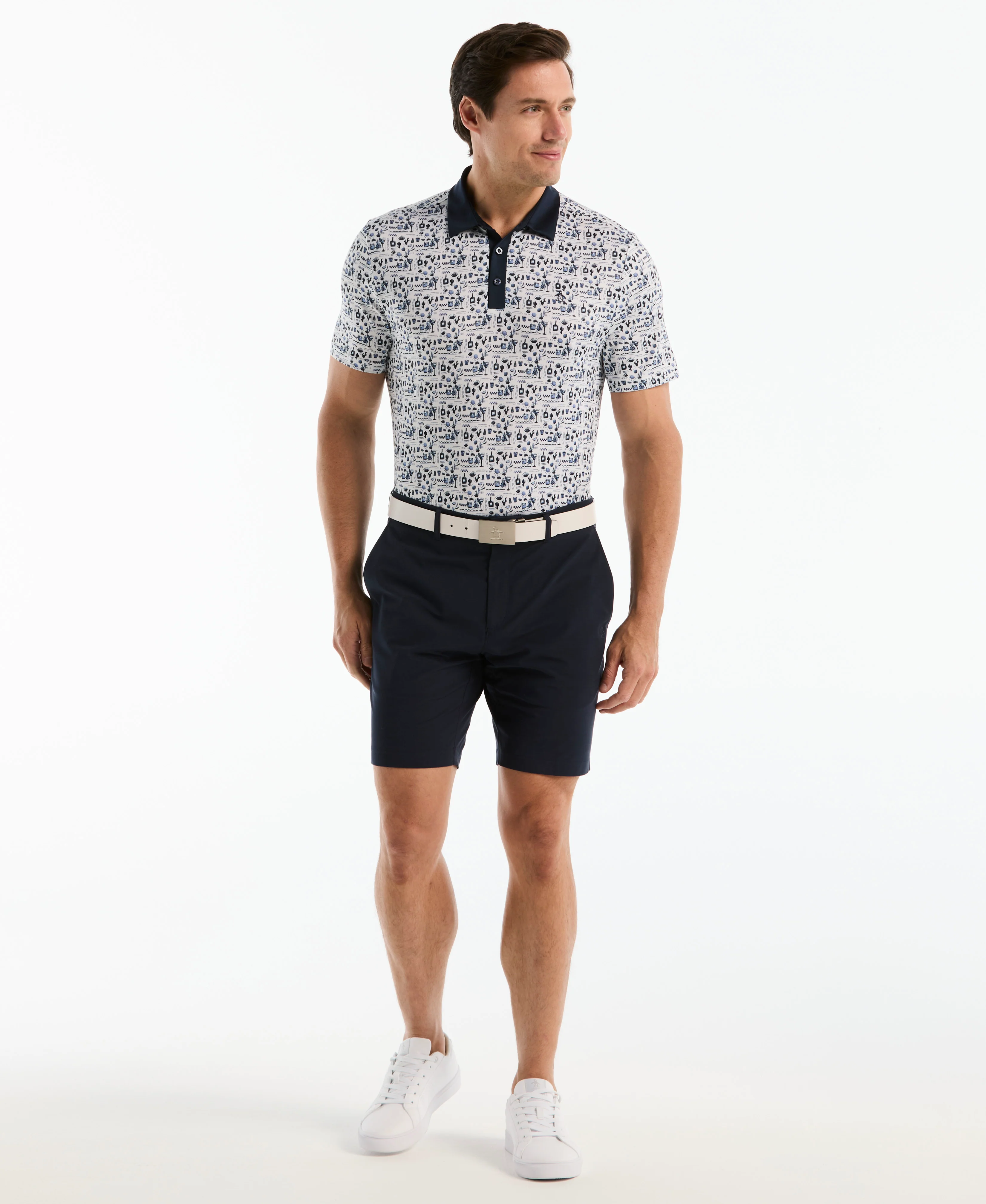 Spicy Margarita Contrast Golf Polo - Image 8