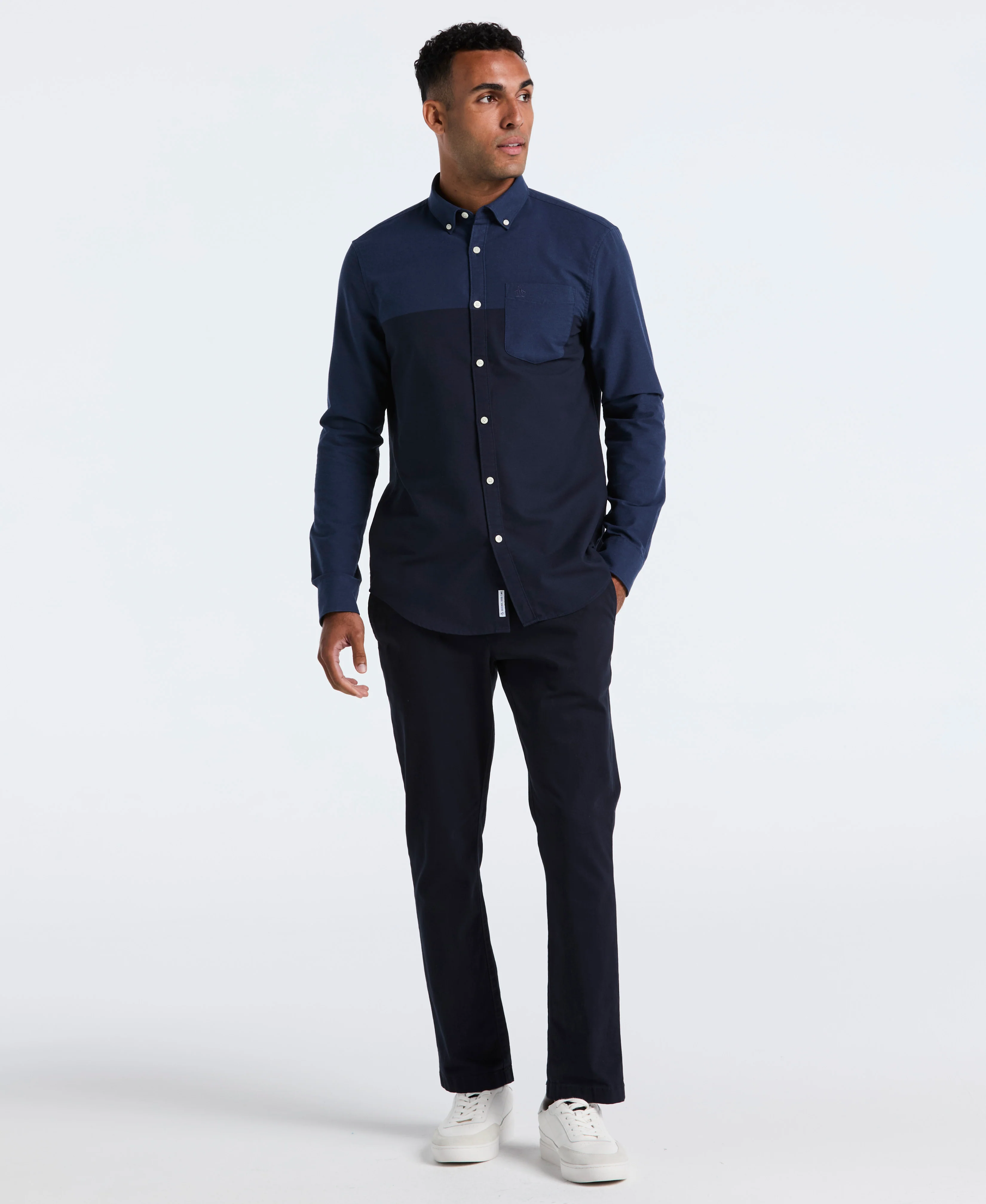 Colorblock Button-Down Oxford Shirt - Image 4