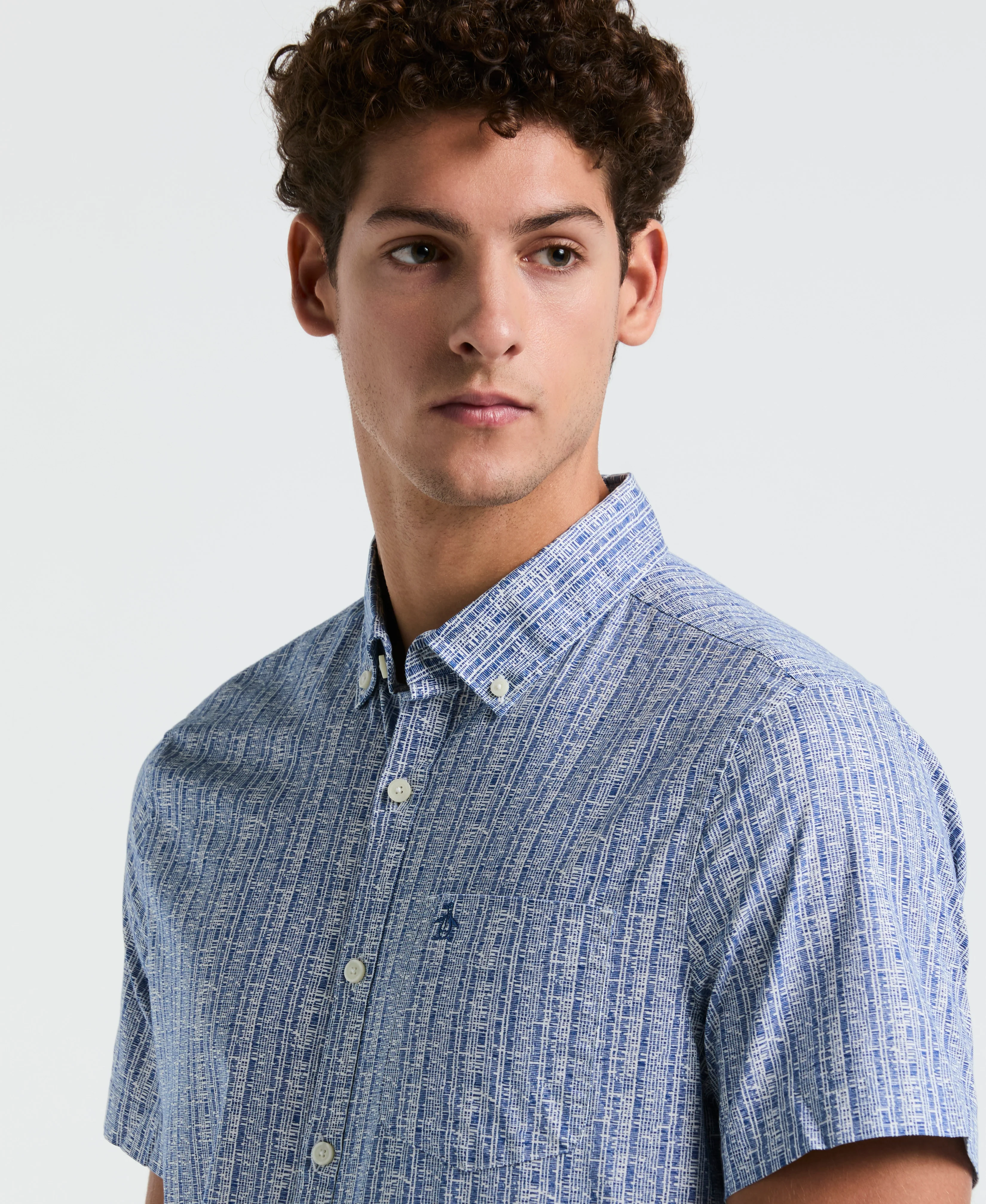 Cotton Poplin Texture Shirt - Image 3