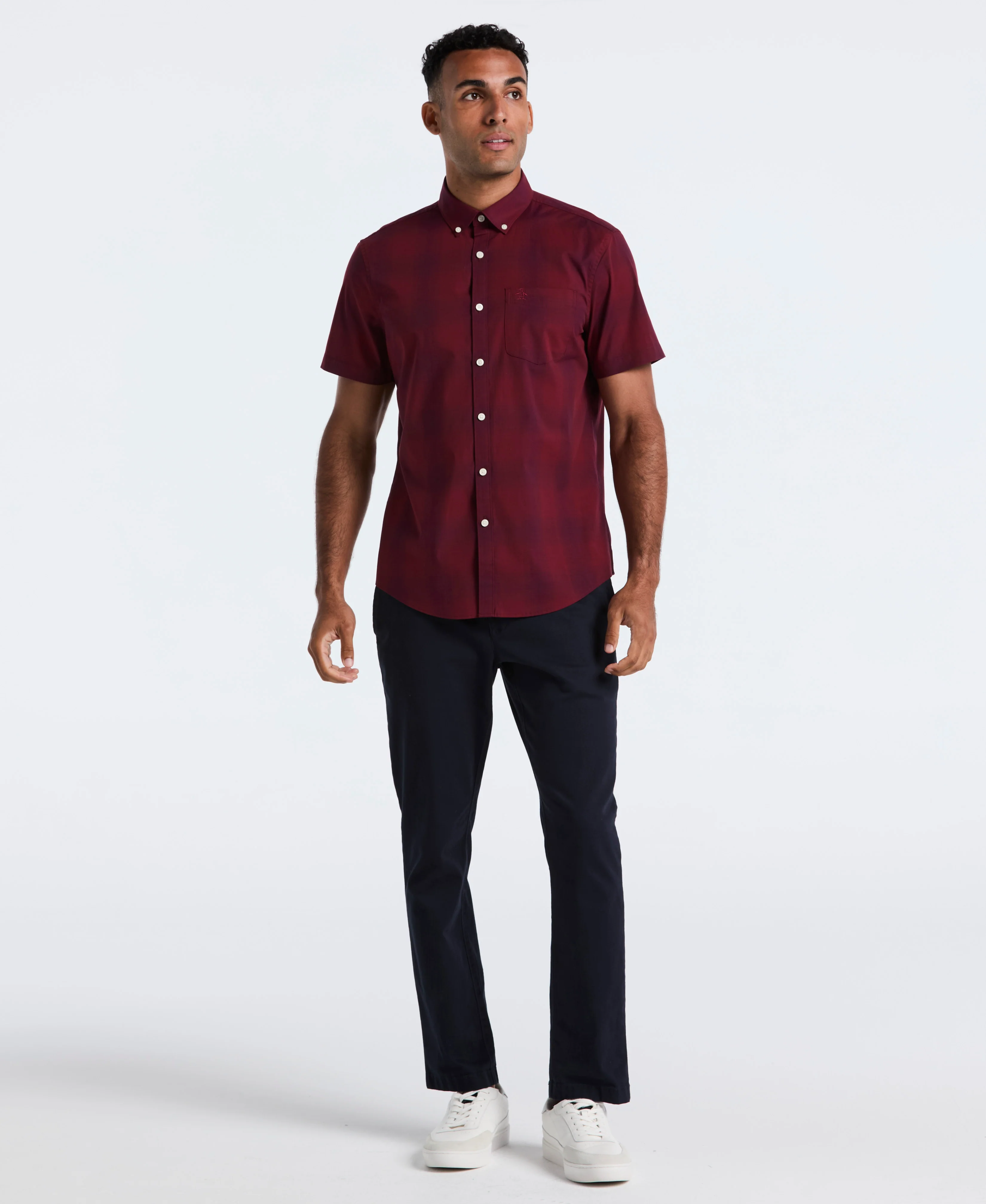 Weave Tonal Plaid Shirt - Image 12
