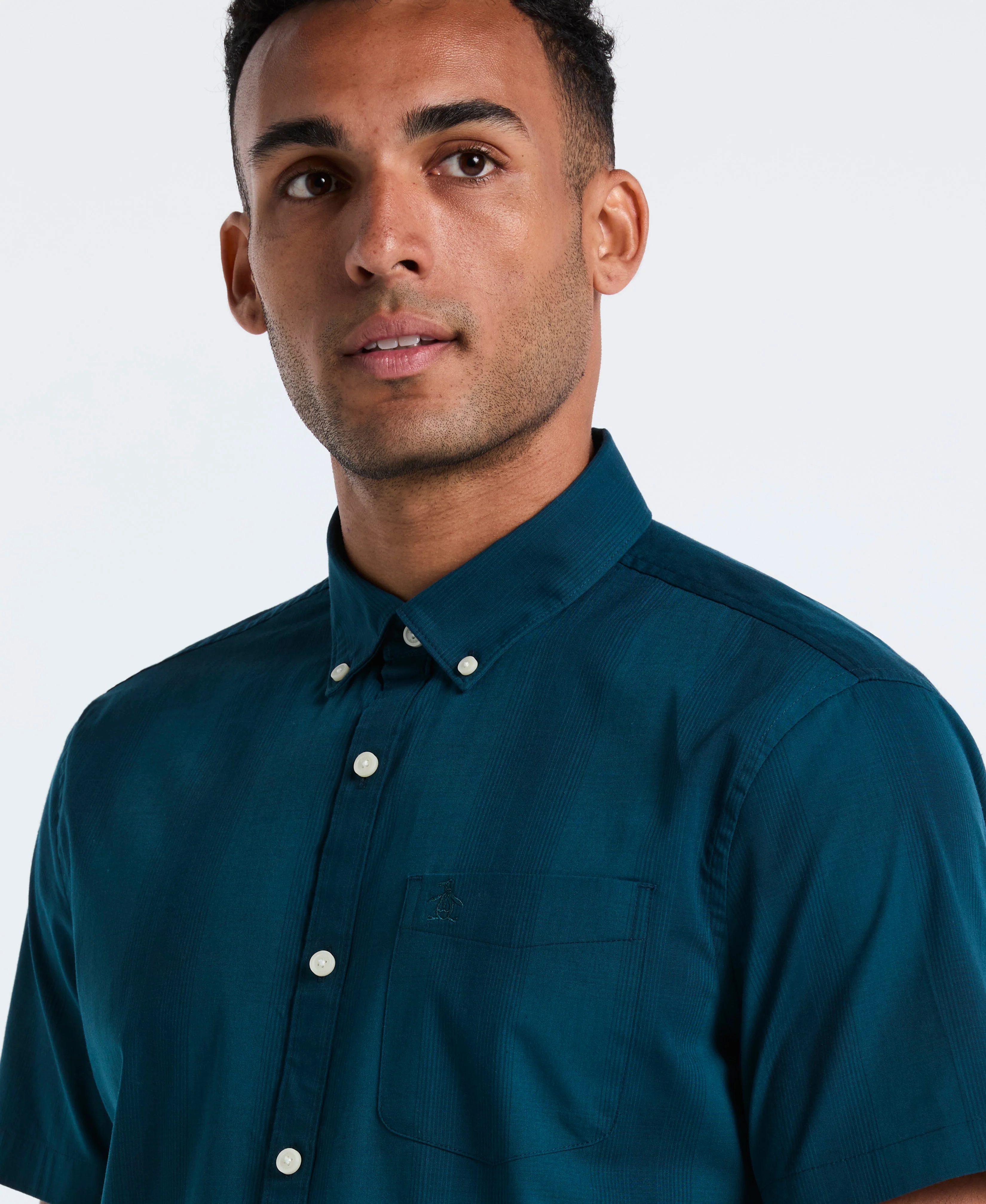 Weave Tonal Plaid Shirt - Image 3