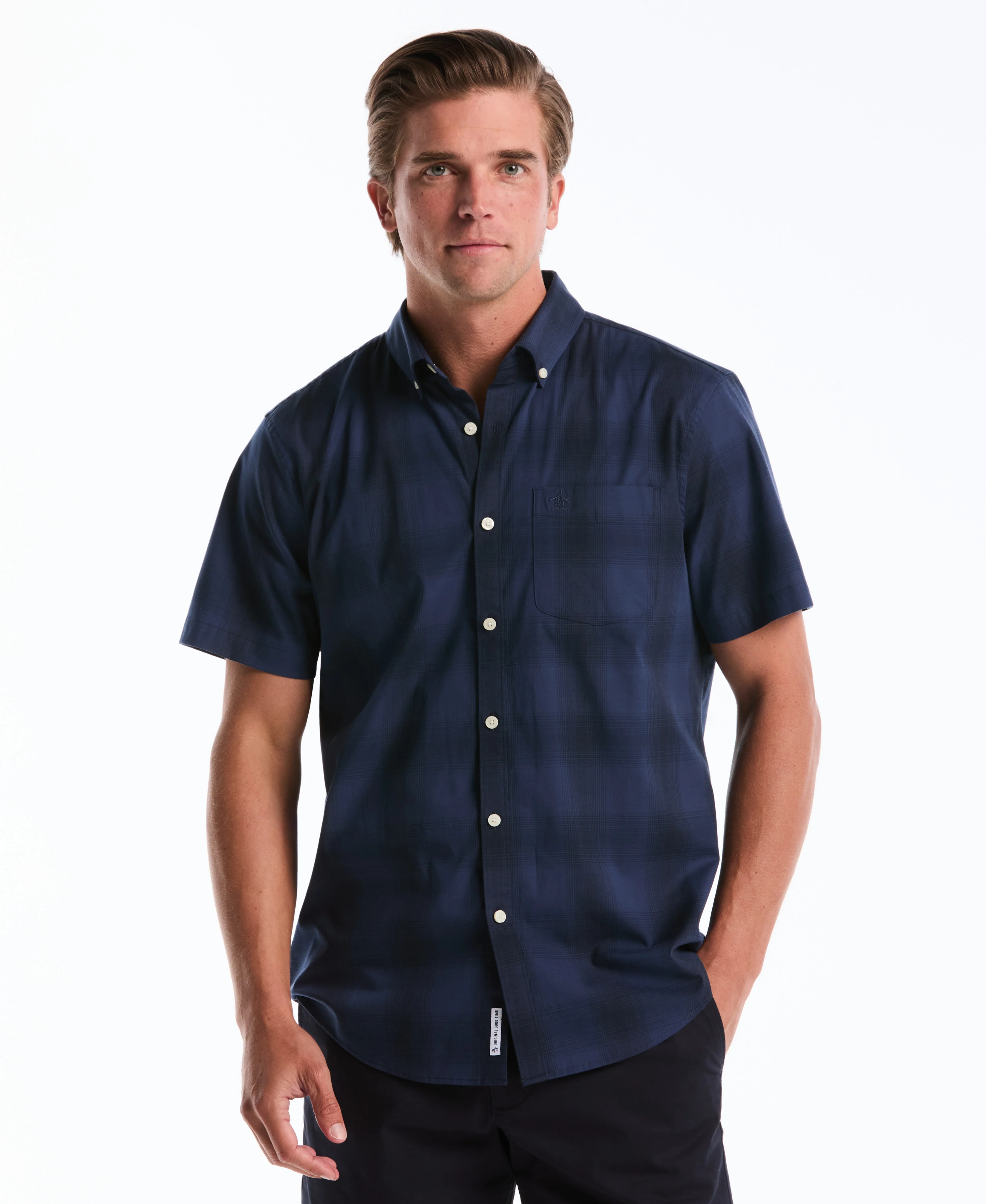 Weave Tonal Plaid Shirt - Image 5