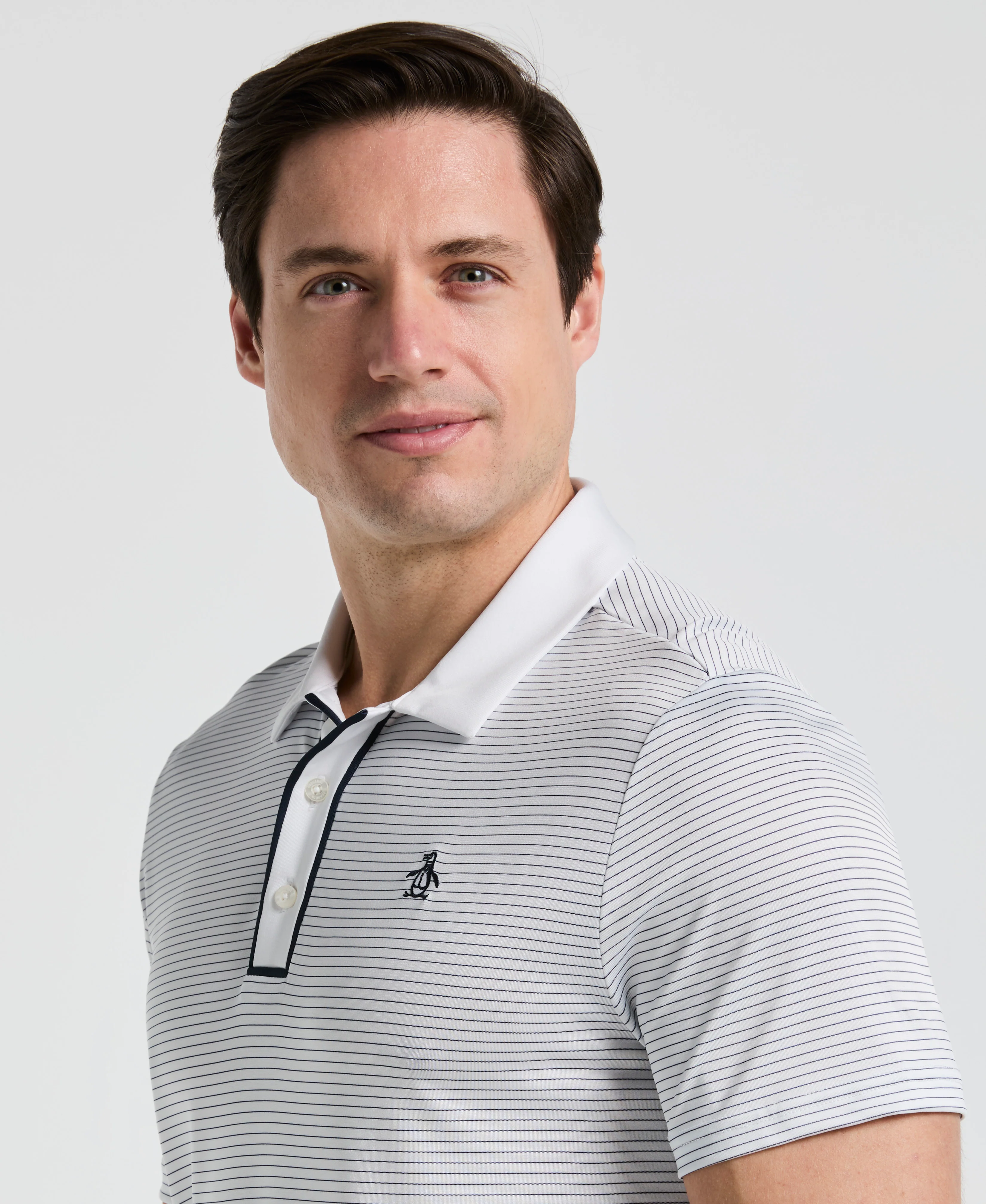 Stripe Jersey Golf Polo - Image 10