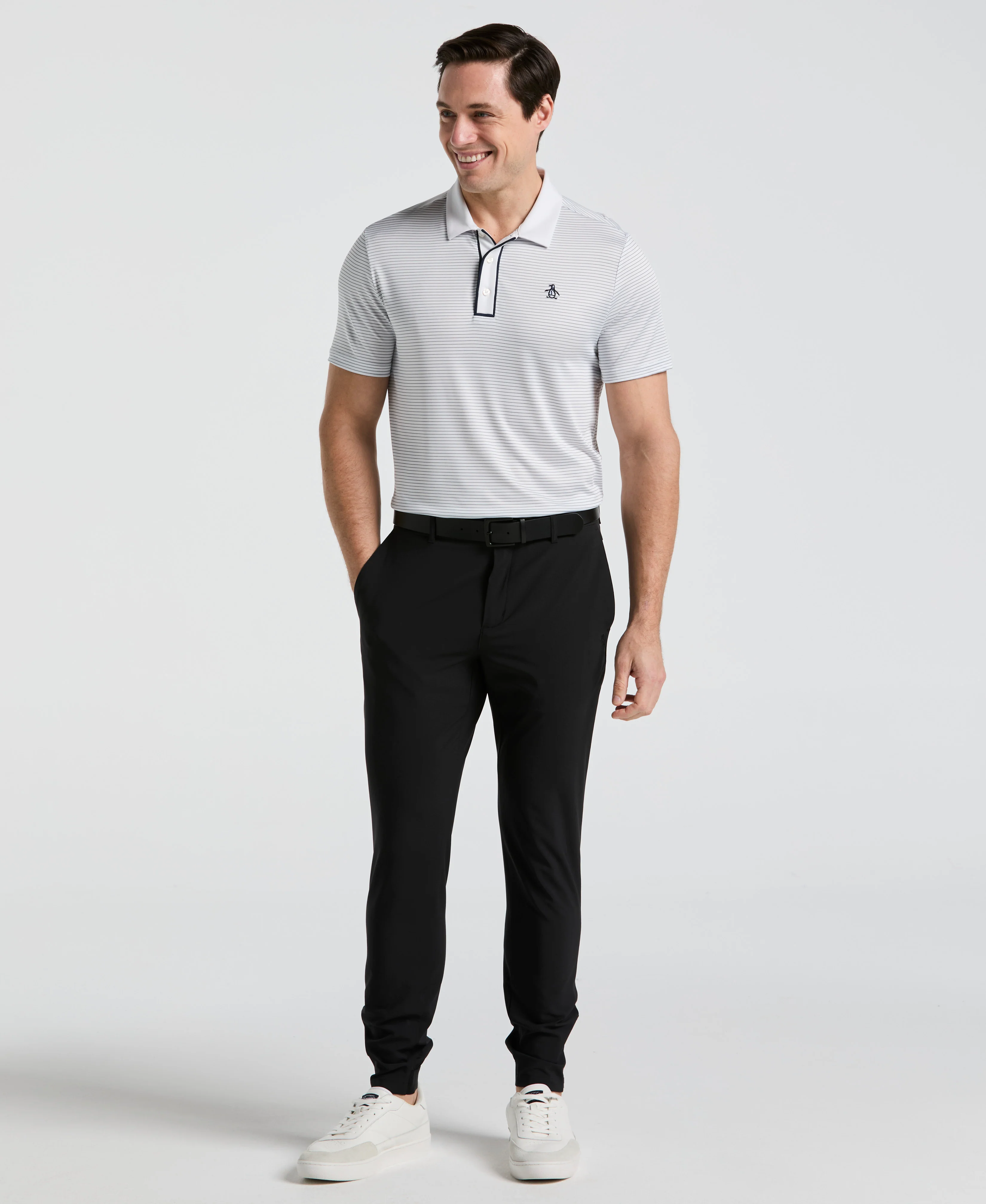 Stripe Jersey Golf Polo - Image 11