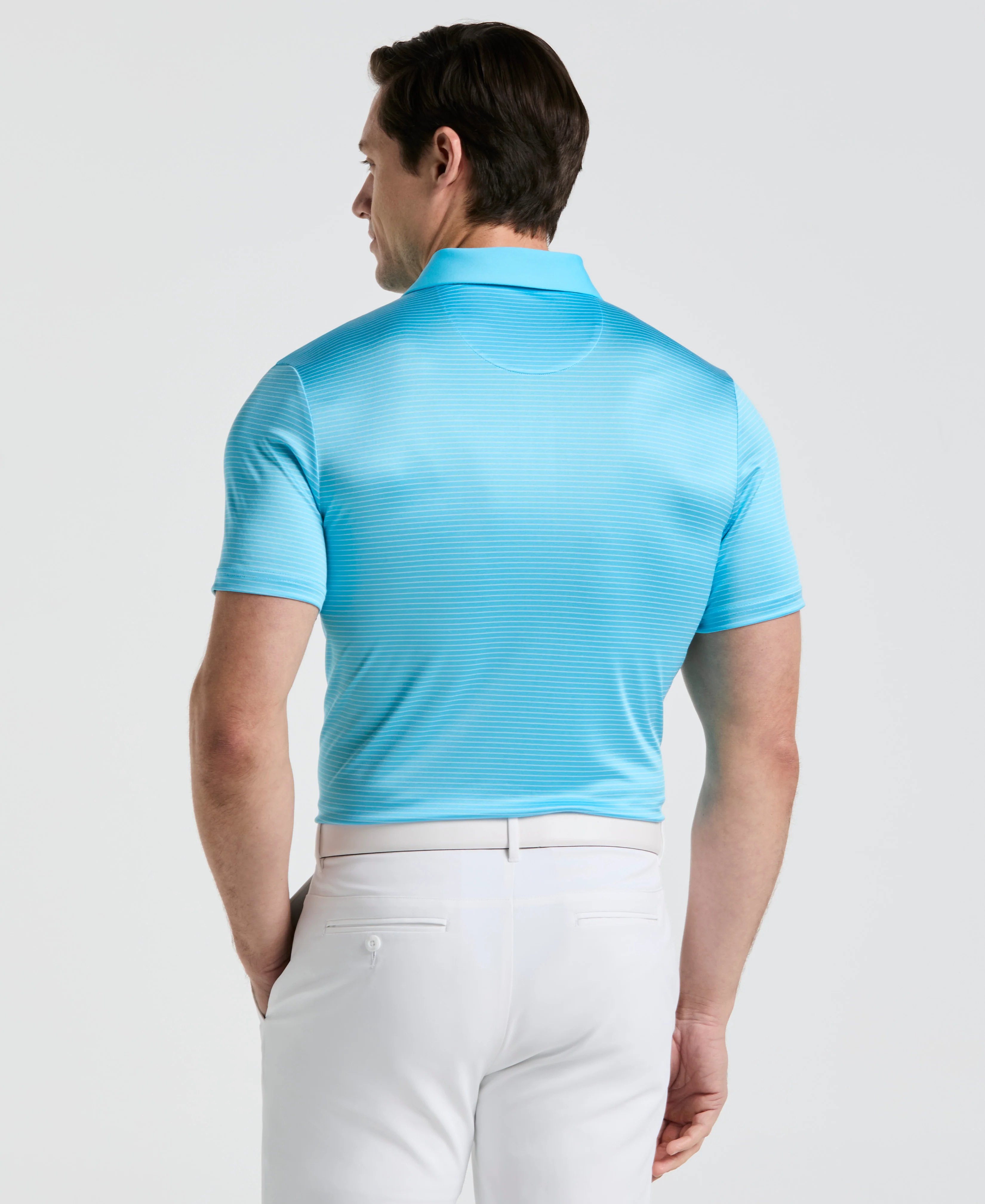 Stripe Jersey Golf Polo - Image 12