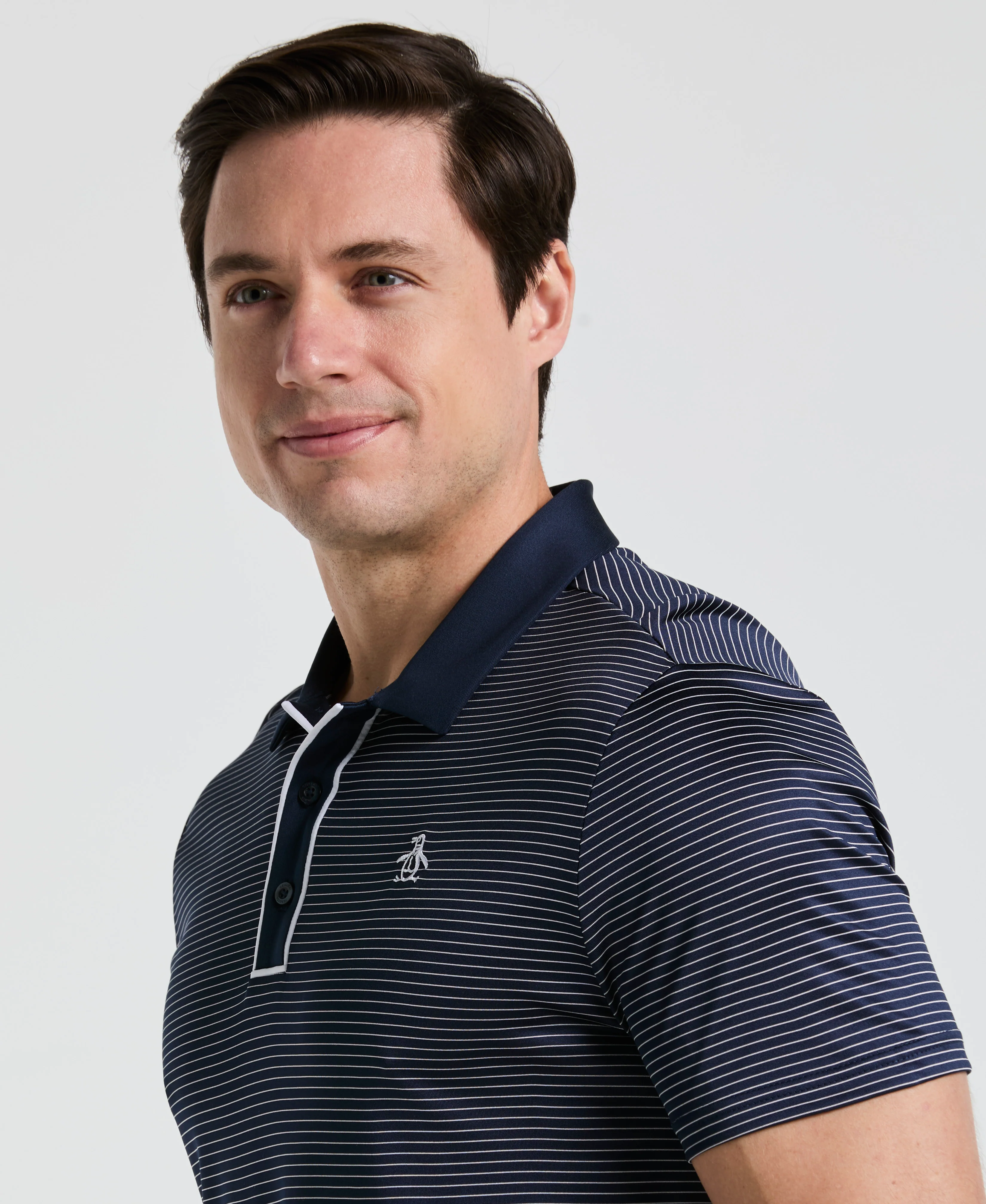 Stripe Jersey Golf Polo - Image 3