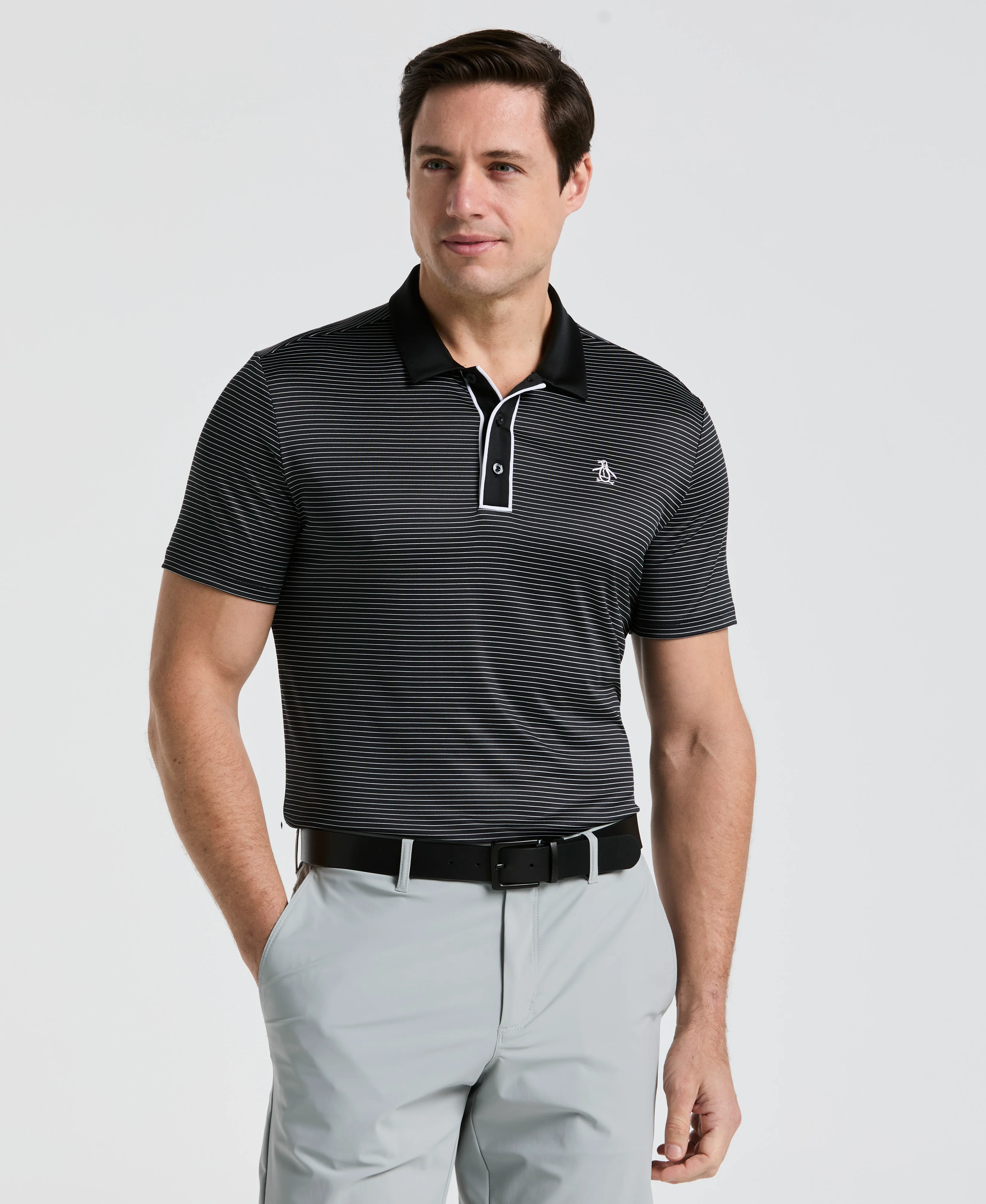 Stripe Jersey Golf Polo - Image 5