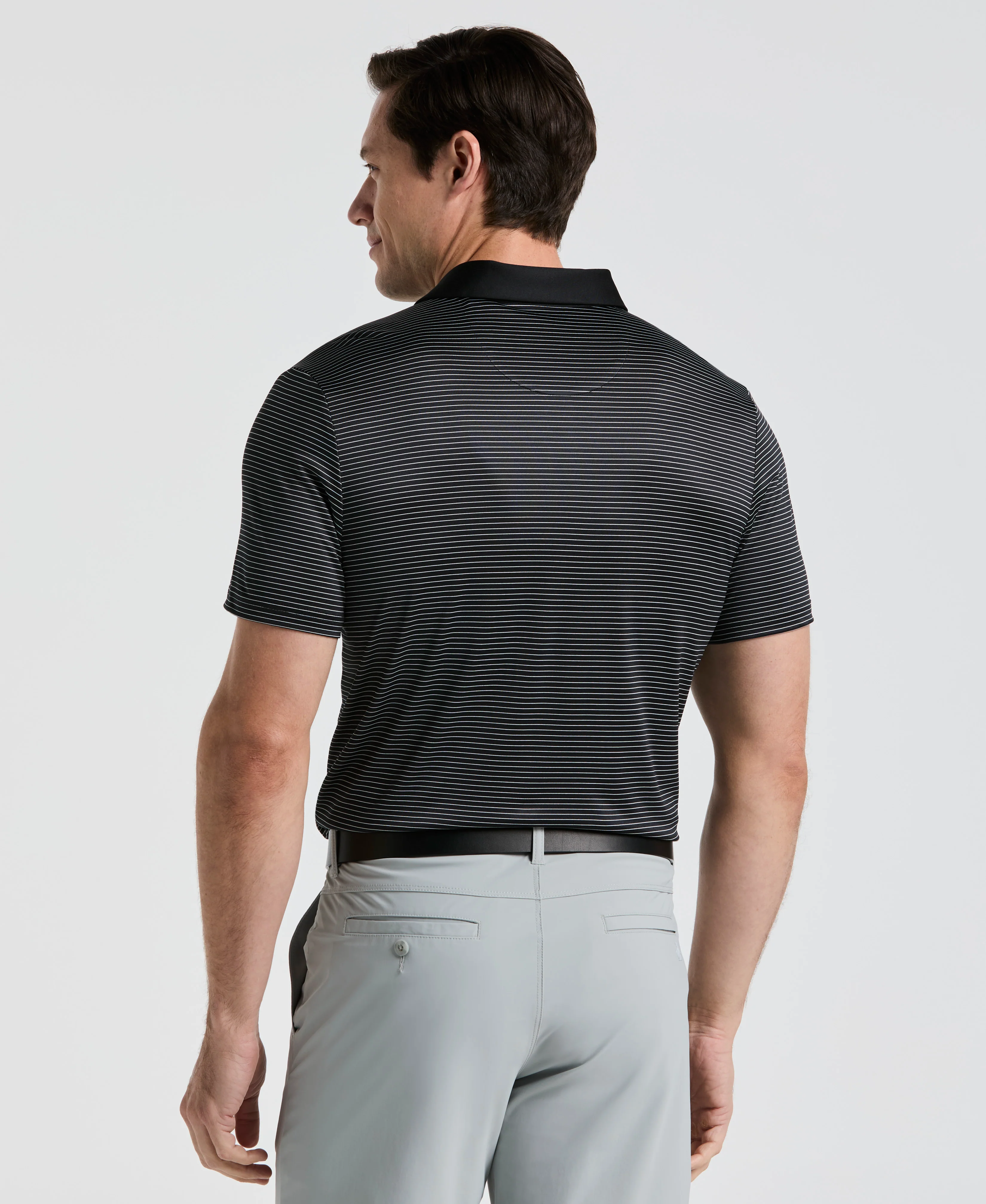 Stripe Jersey Golf Polo - Image 6