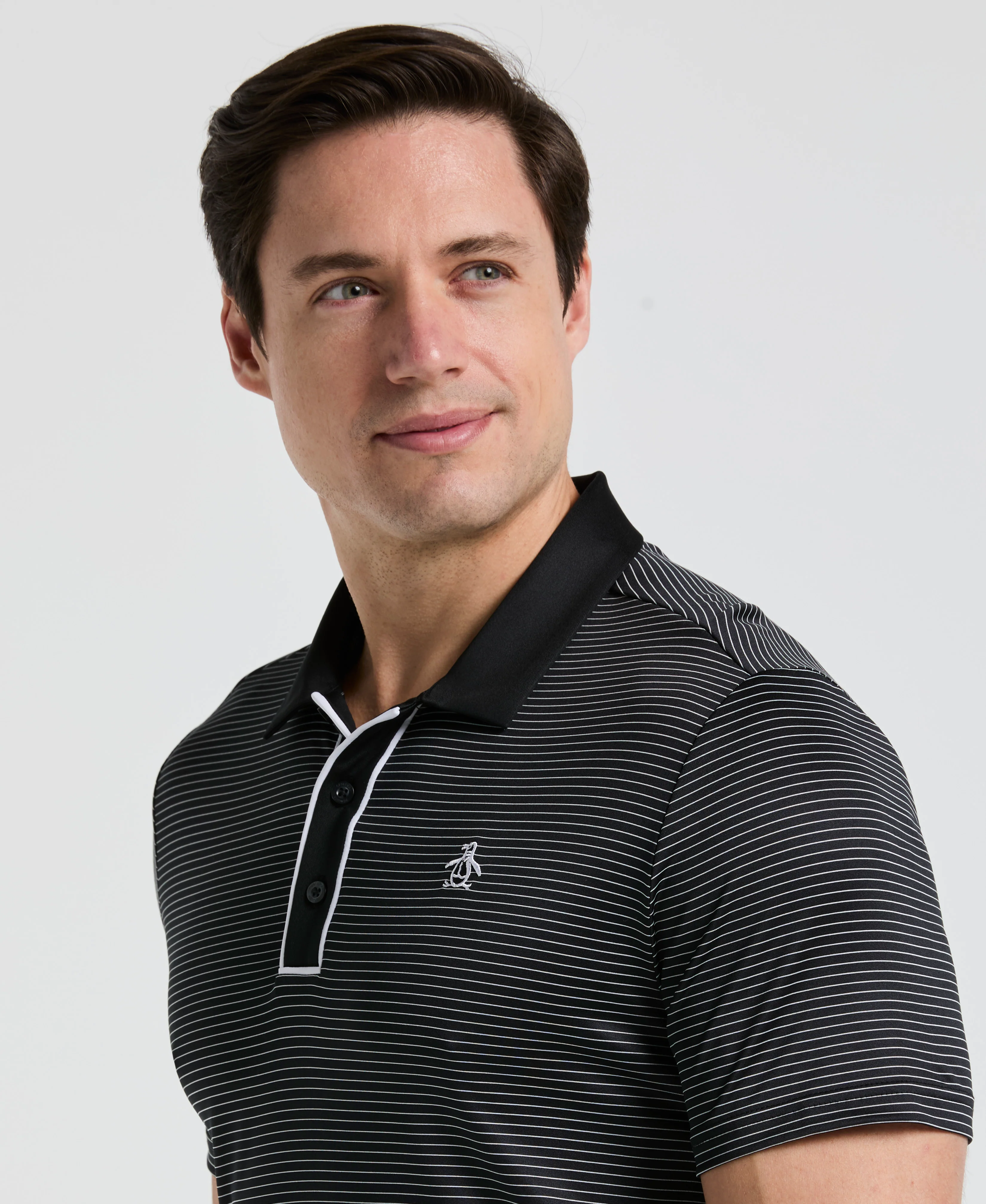 Stripe Jersey Golf Polo - Image 7