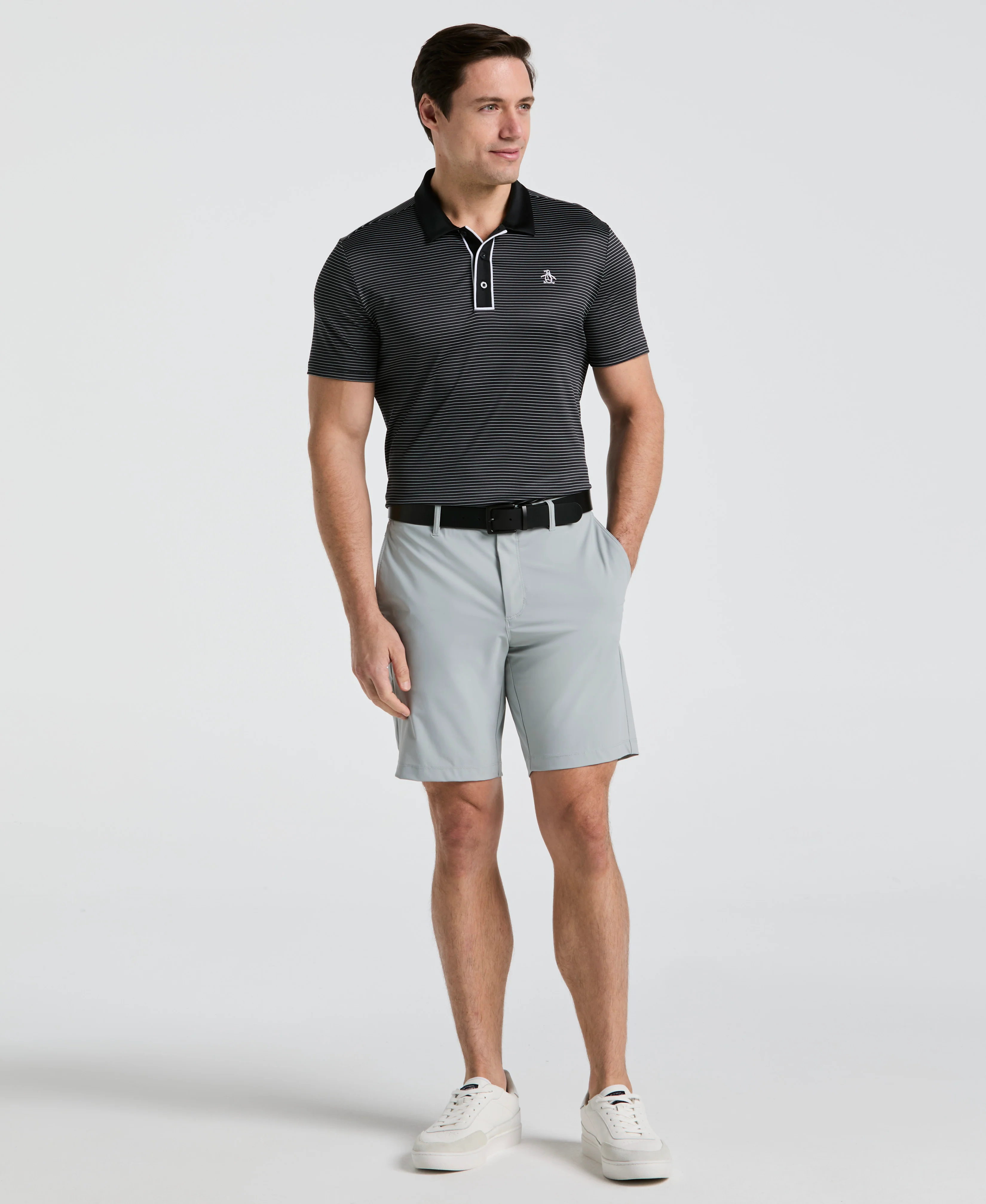 Stripe Jersey Golf Polo - Image 8