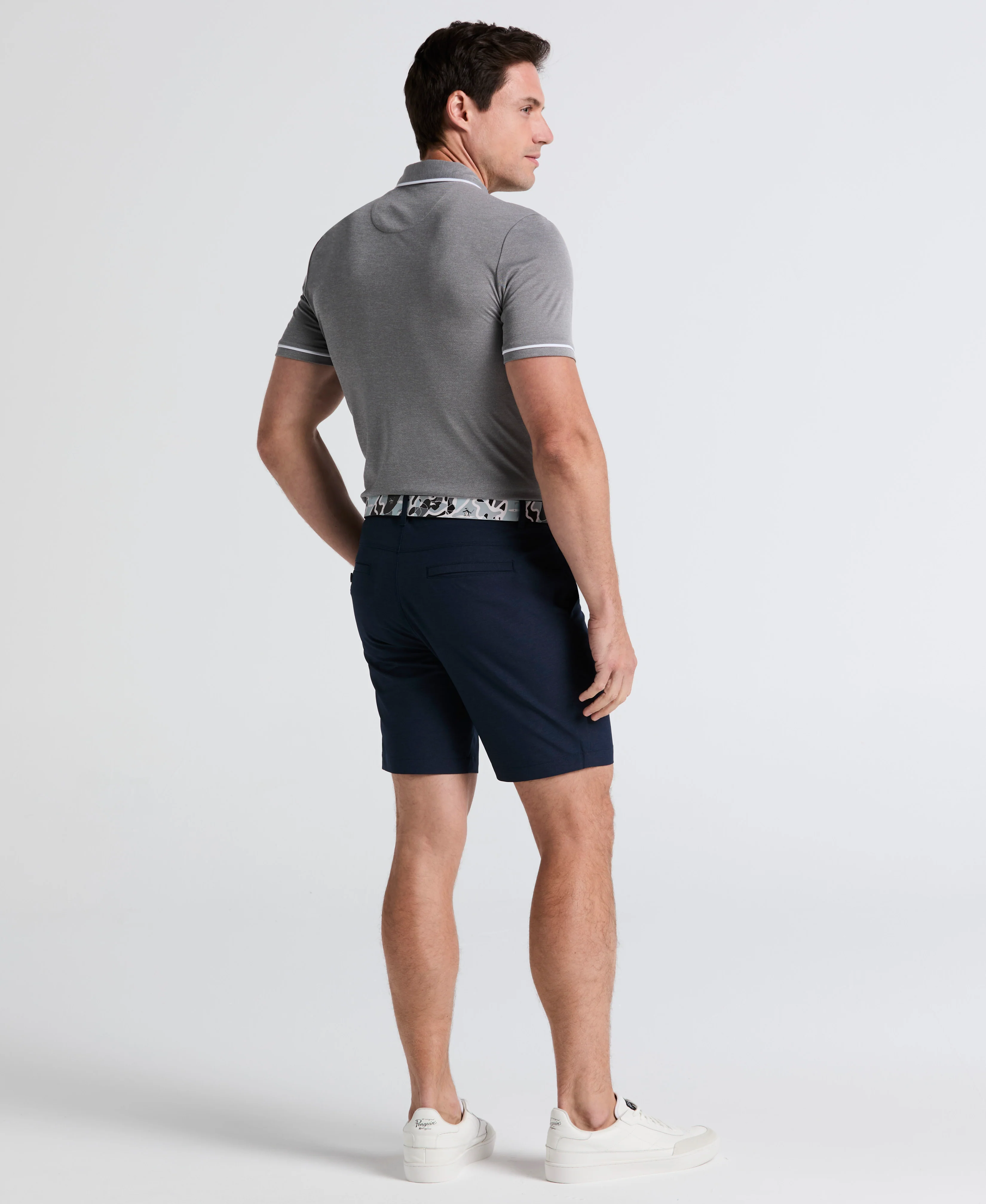 8" Technical Flat Front Golf Short - Image 10