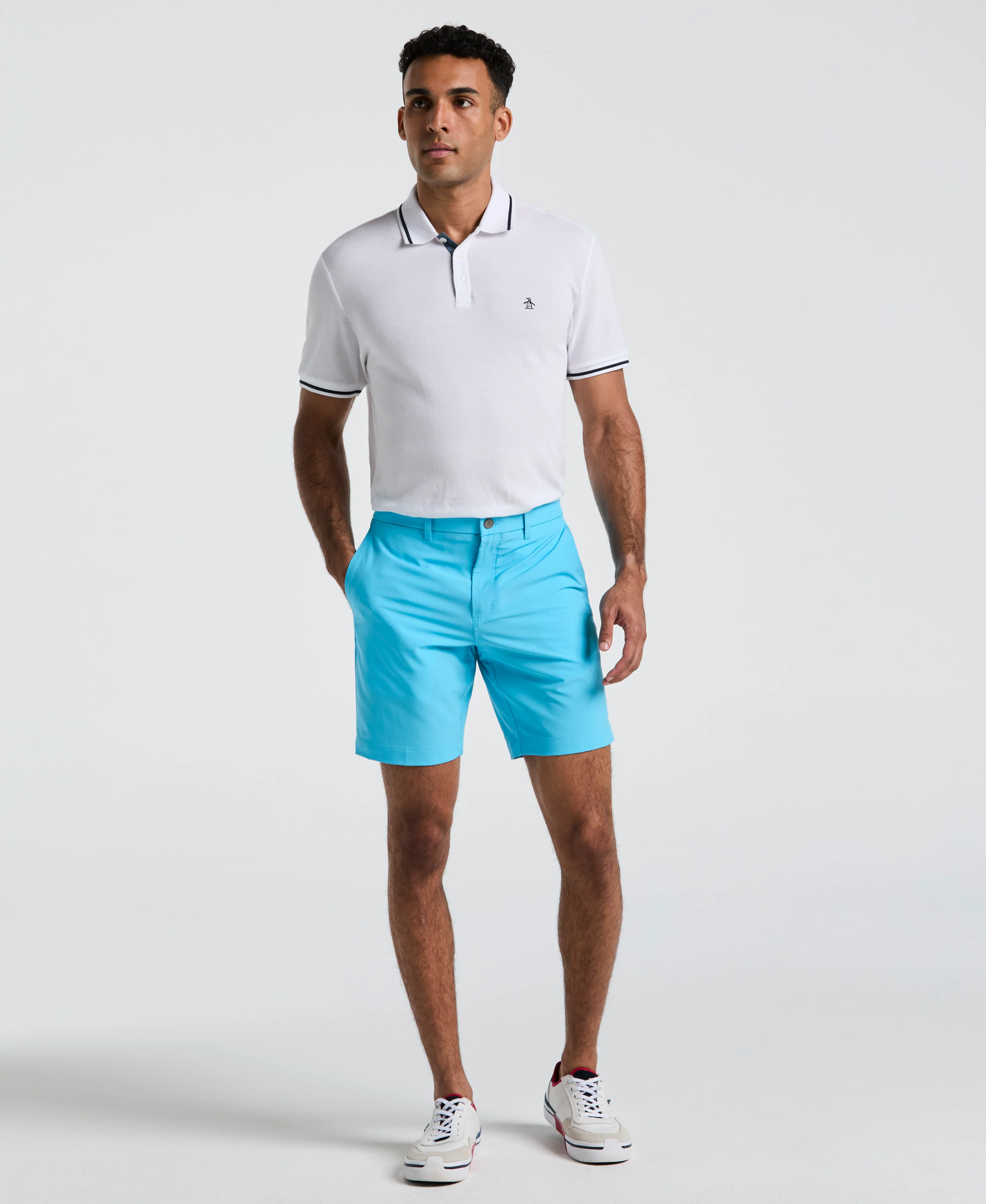 8" Technical Flat Front Golf Short - Image 25