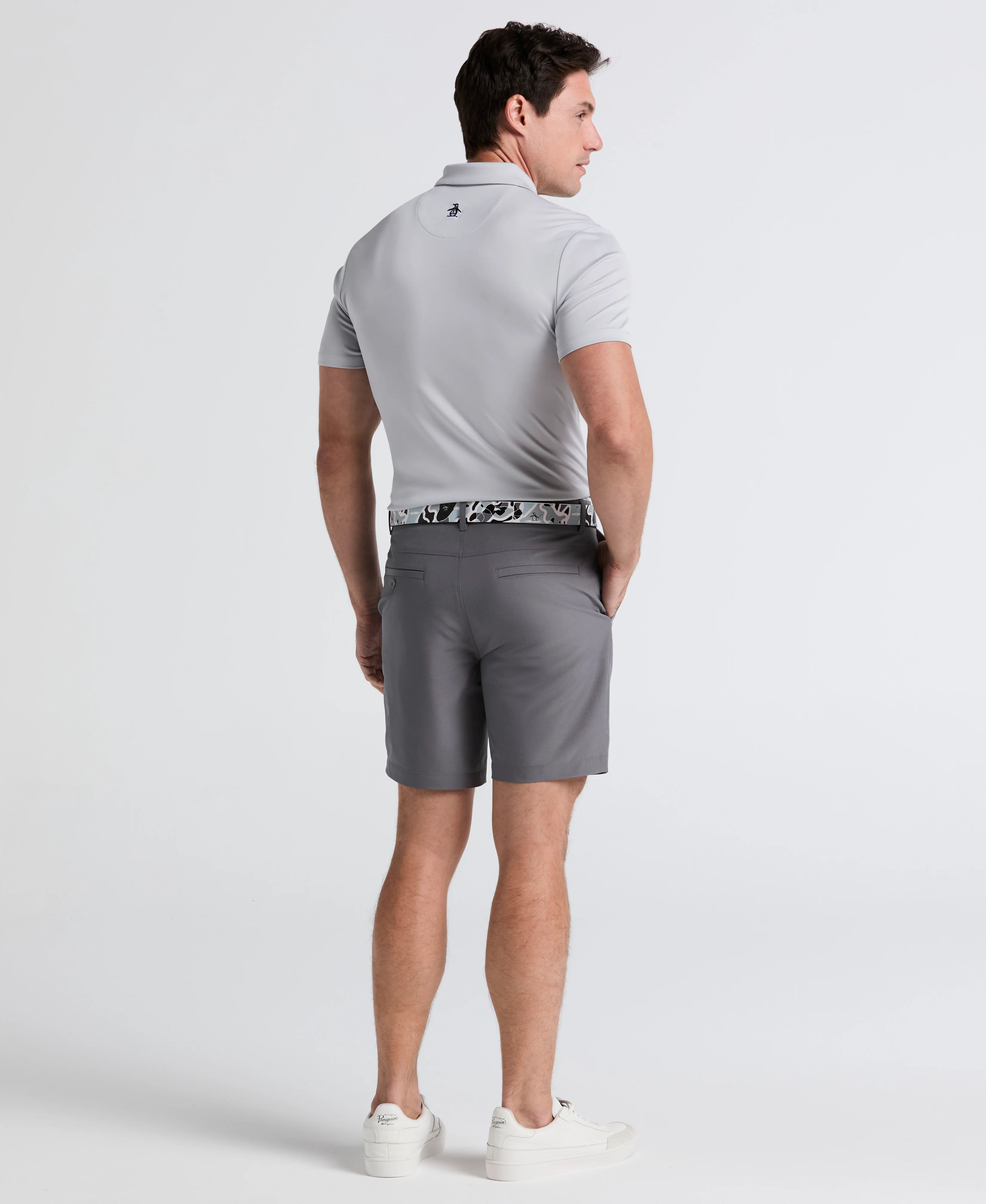 8" Technical Flat Front Golf Short - Image 6