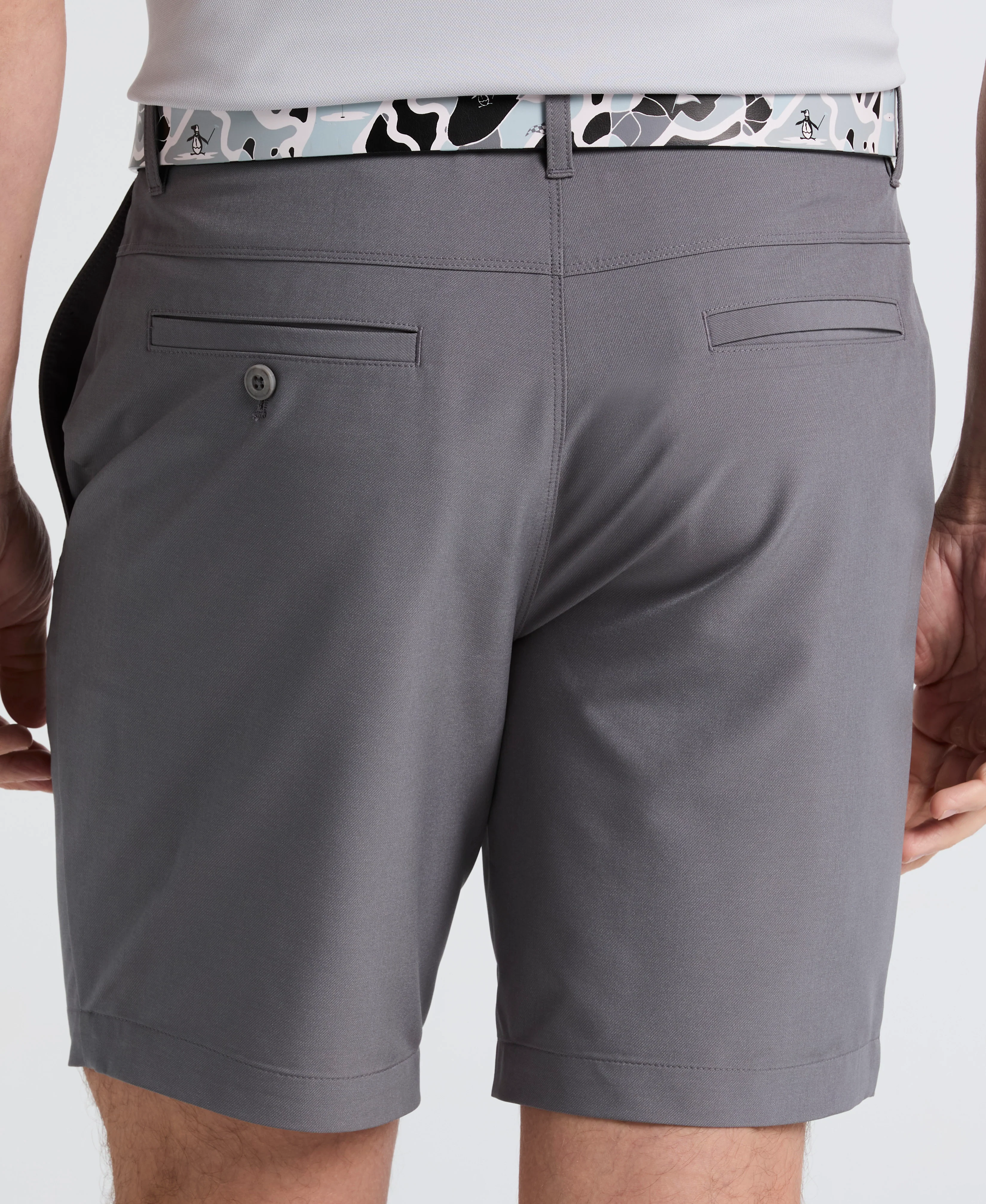 8" Technical Flat Front Golf Short - Image 8