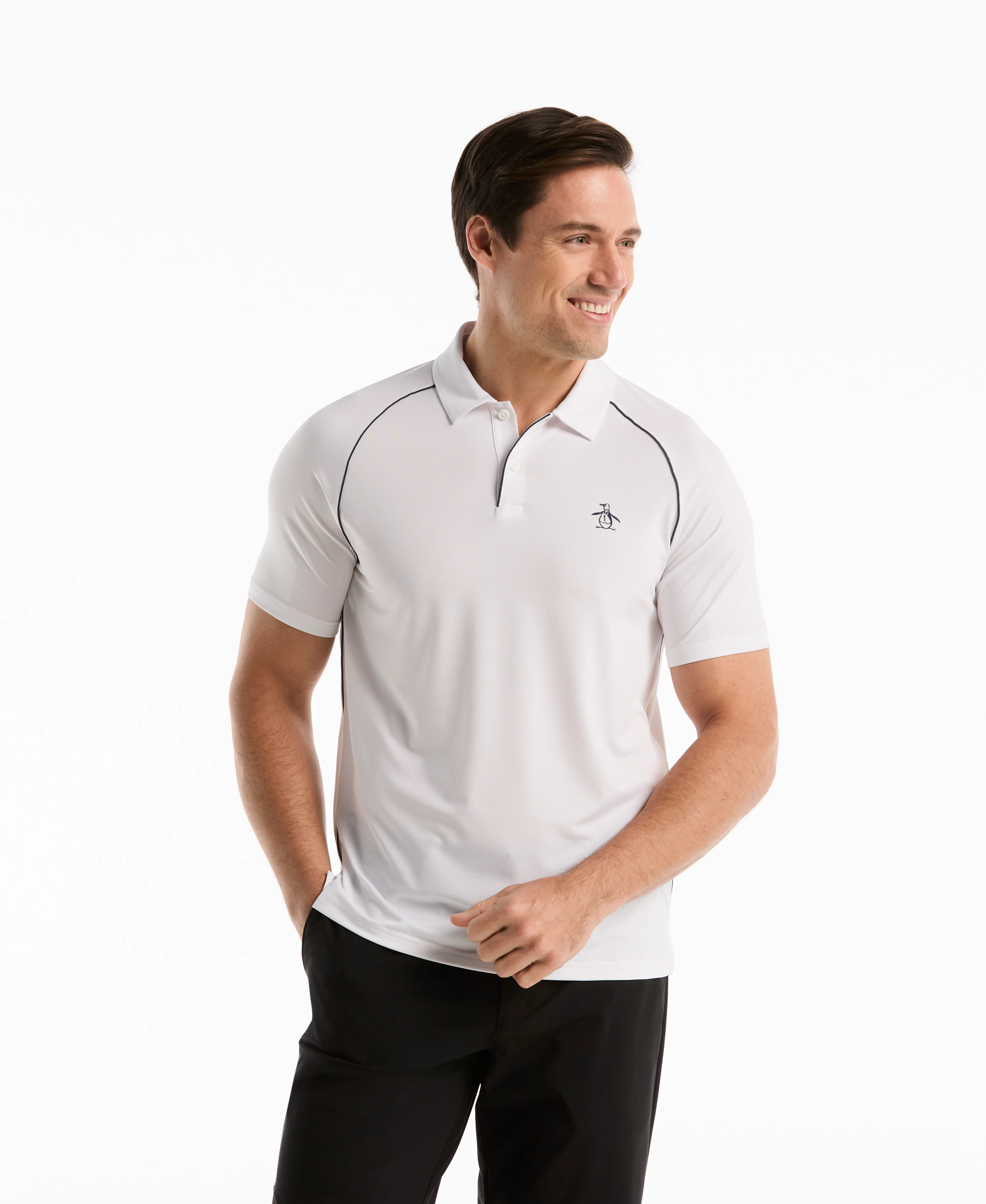 Core Performance Piped Tennis Polo - Image 4