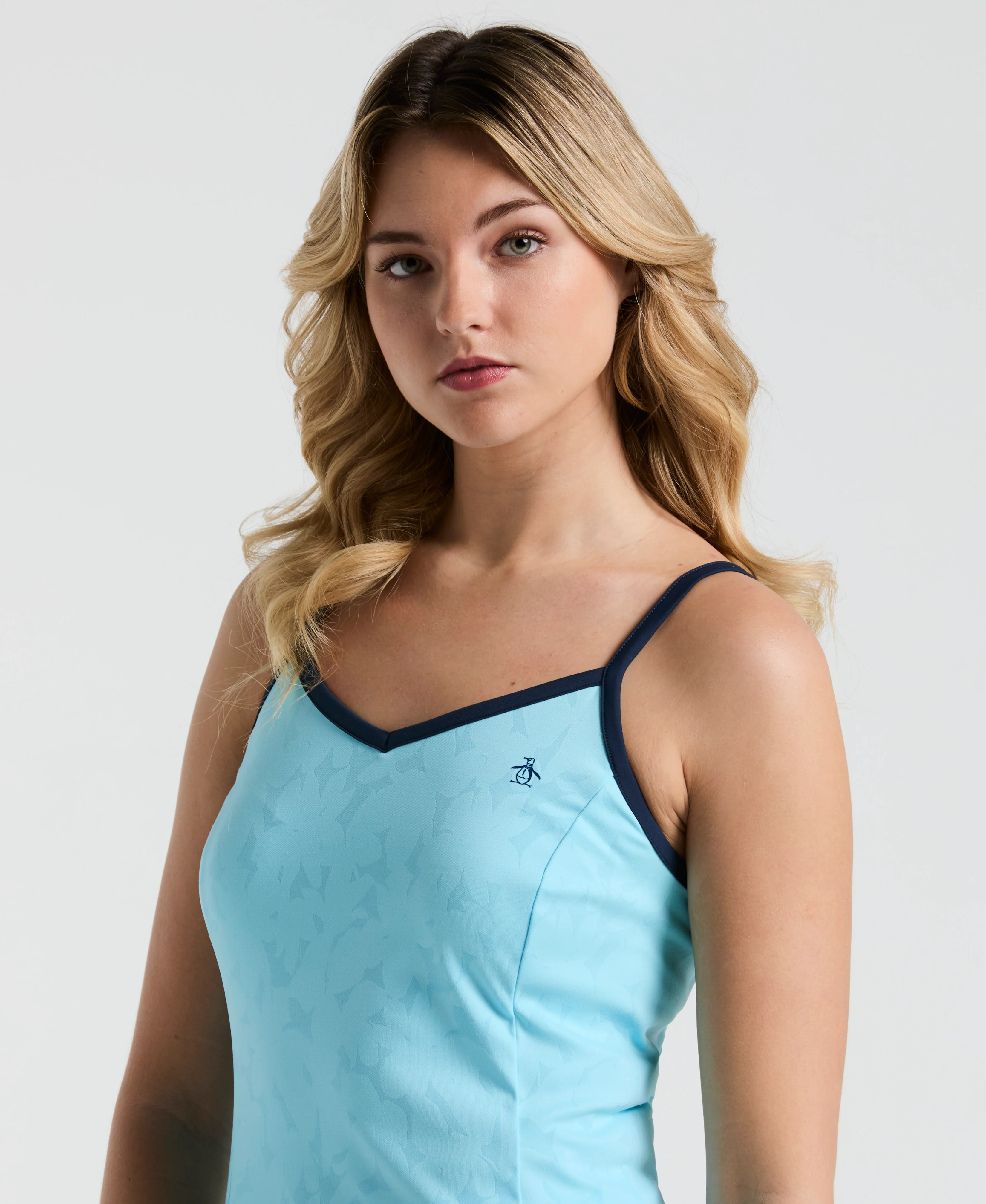 Women's Floral Jacquard Tennis Dress - Image 3