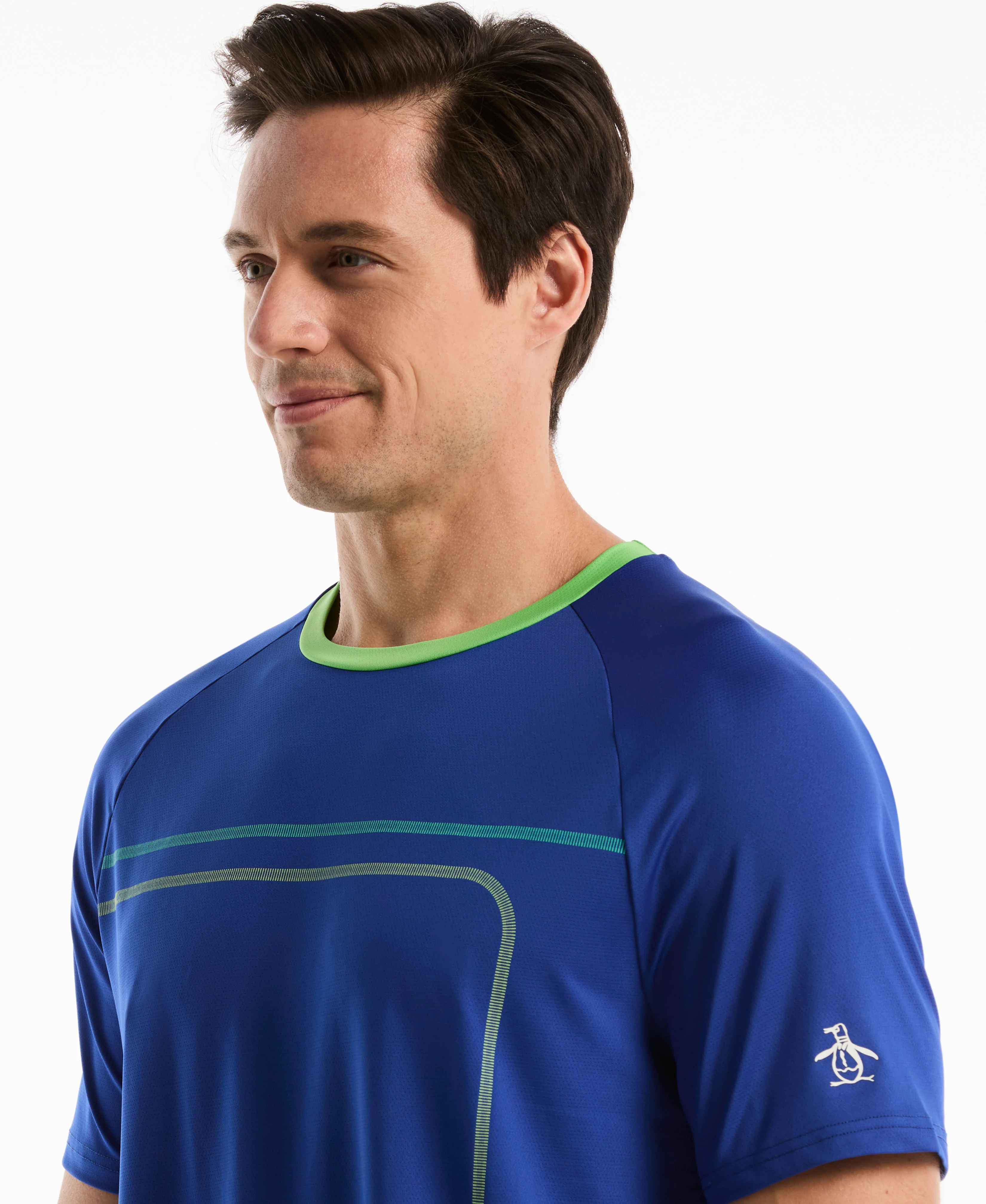 Linear Lines Tennis Crew Tee - Image 3