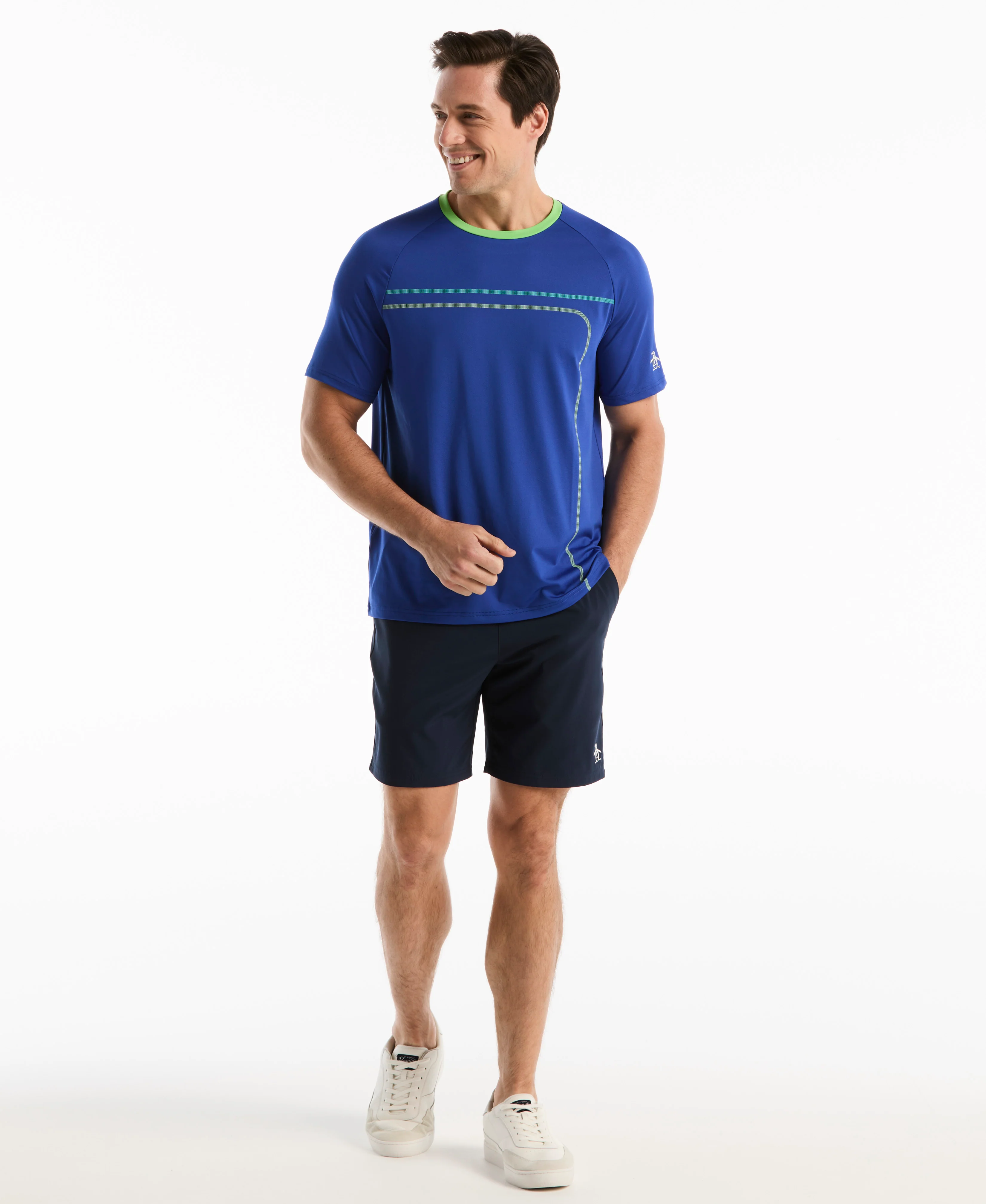 Linear Lines Tennis Crew Tee - Image 4