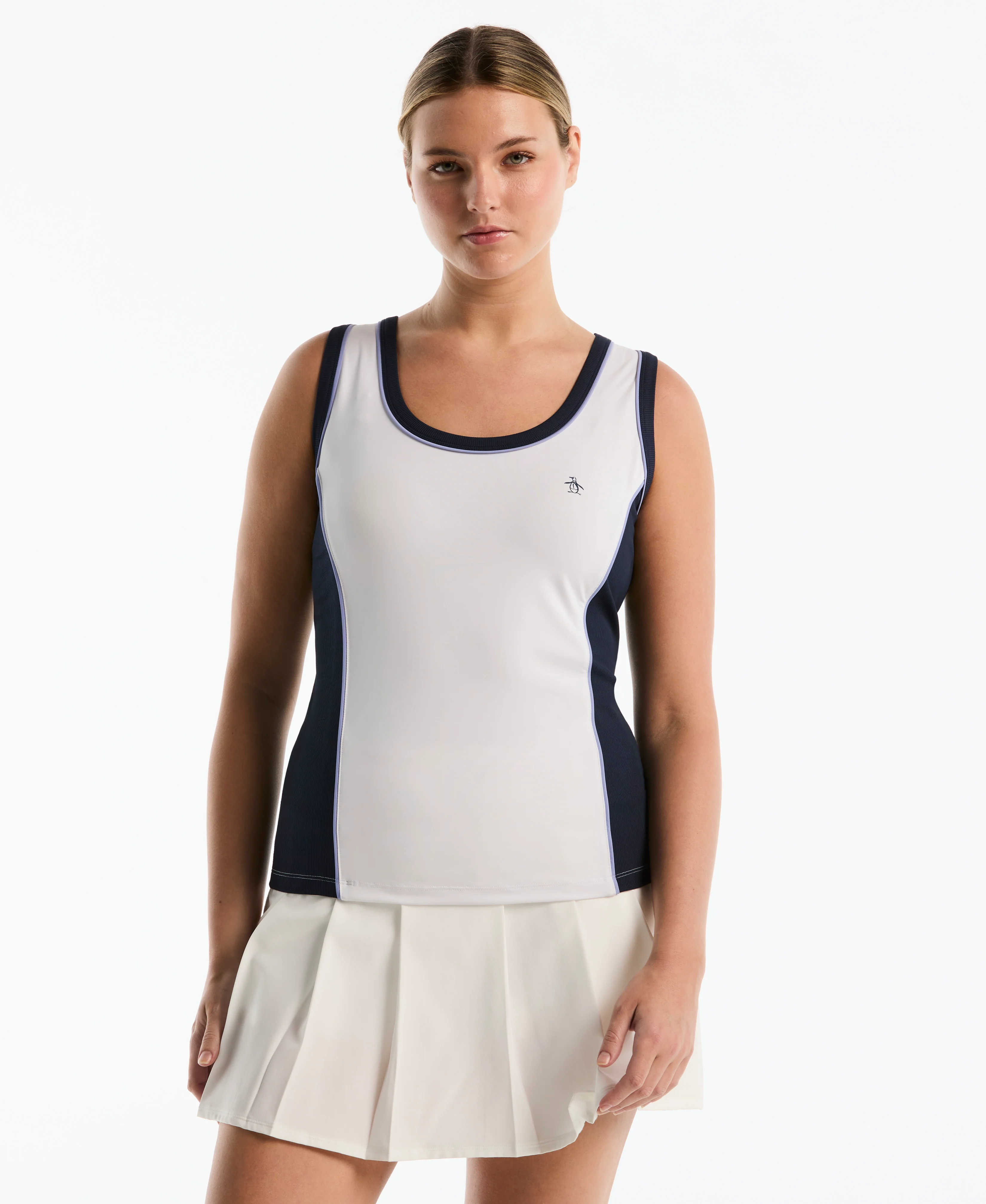 Women's Mixed Texture Tennis Tank