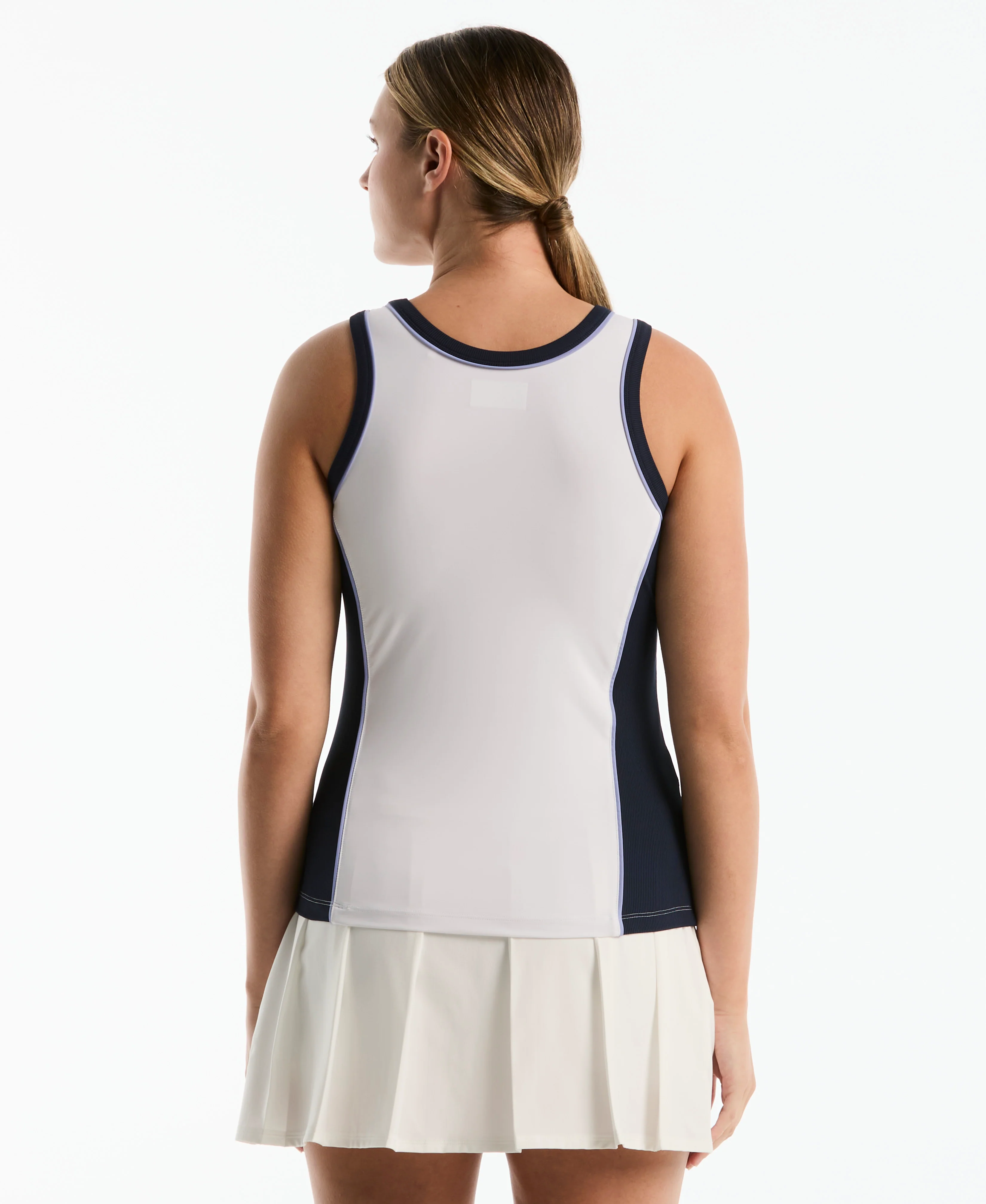 Women's Mixed Texture Tennis Tank - Image 2