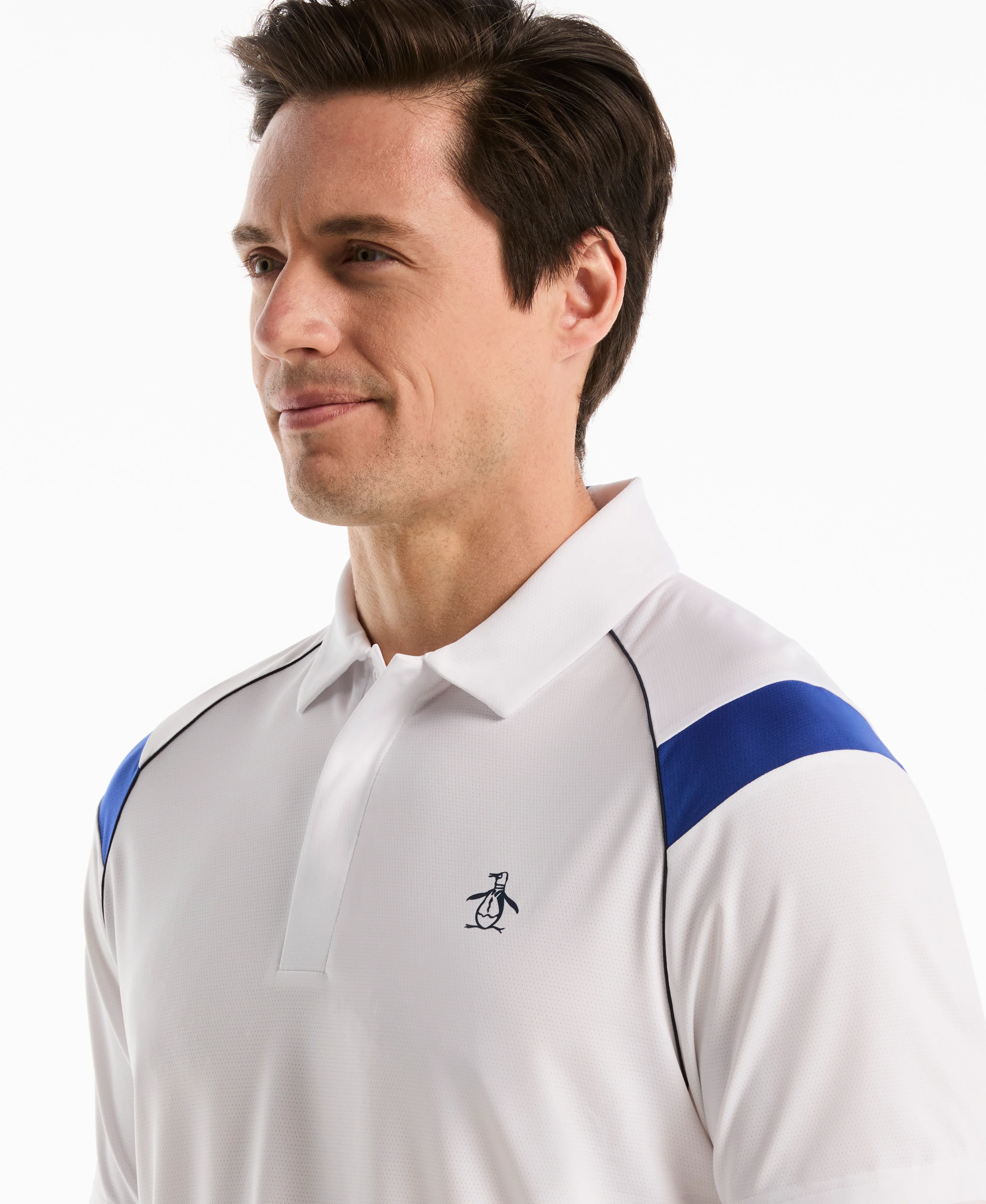 Raglan Stripe Tennis Polo - Image 3