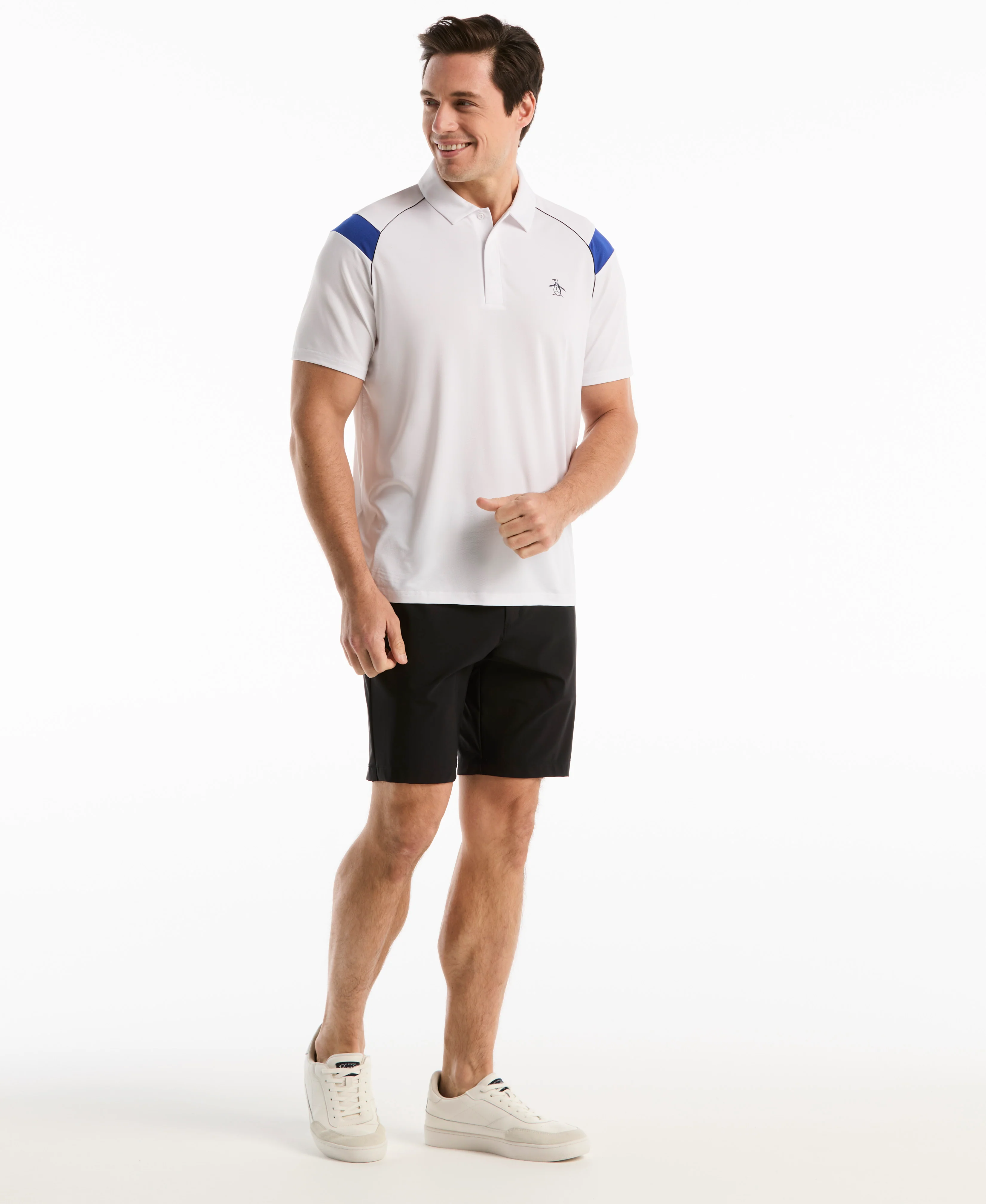 Raglan Stripe Tennis Polo - Image 4