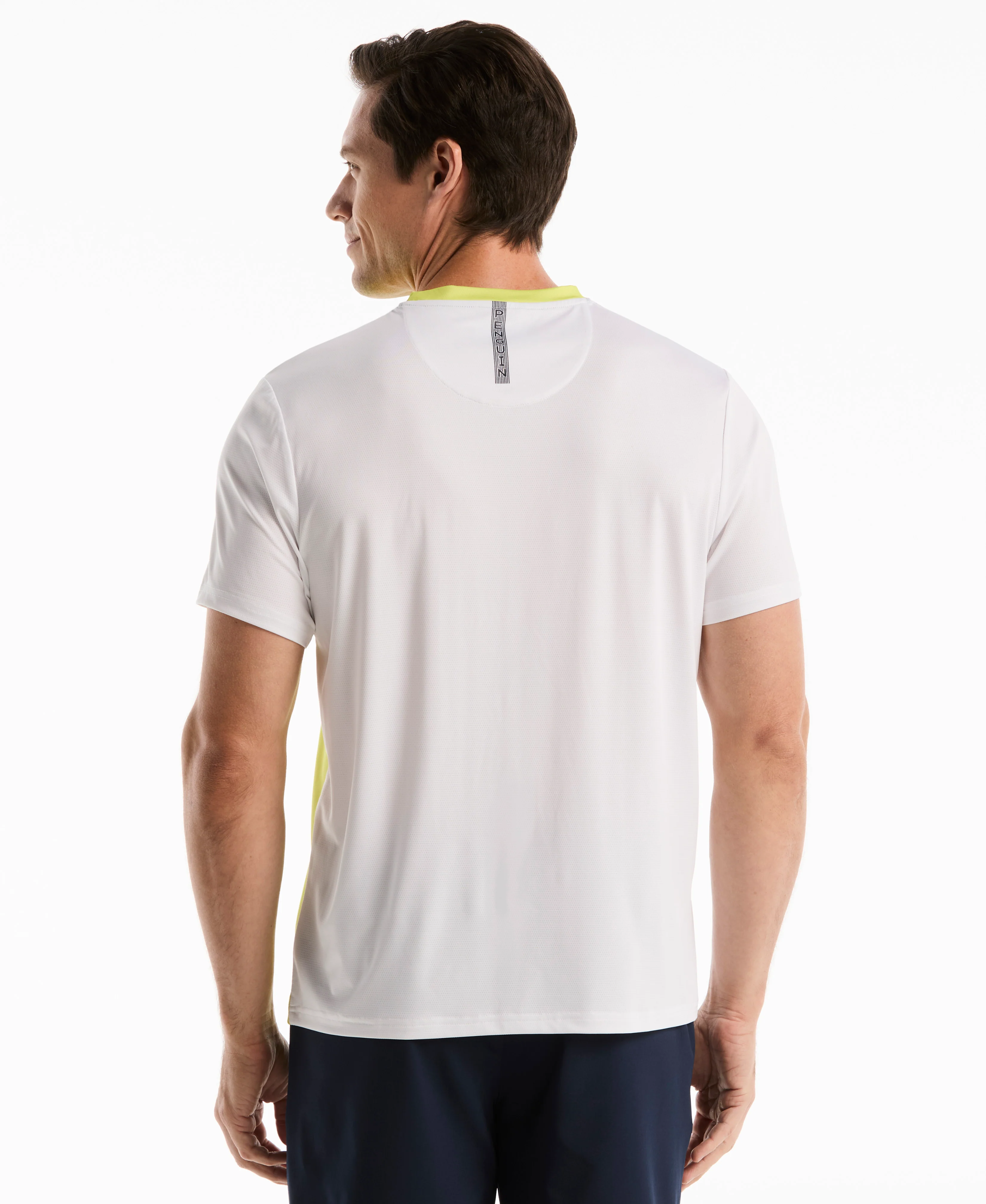 Vertical Ombre Tennis Crew Tee - Image 2
