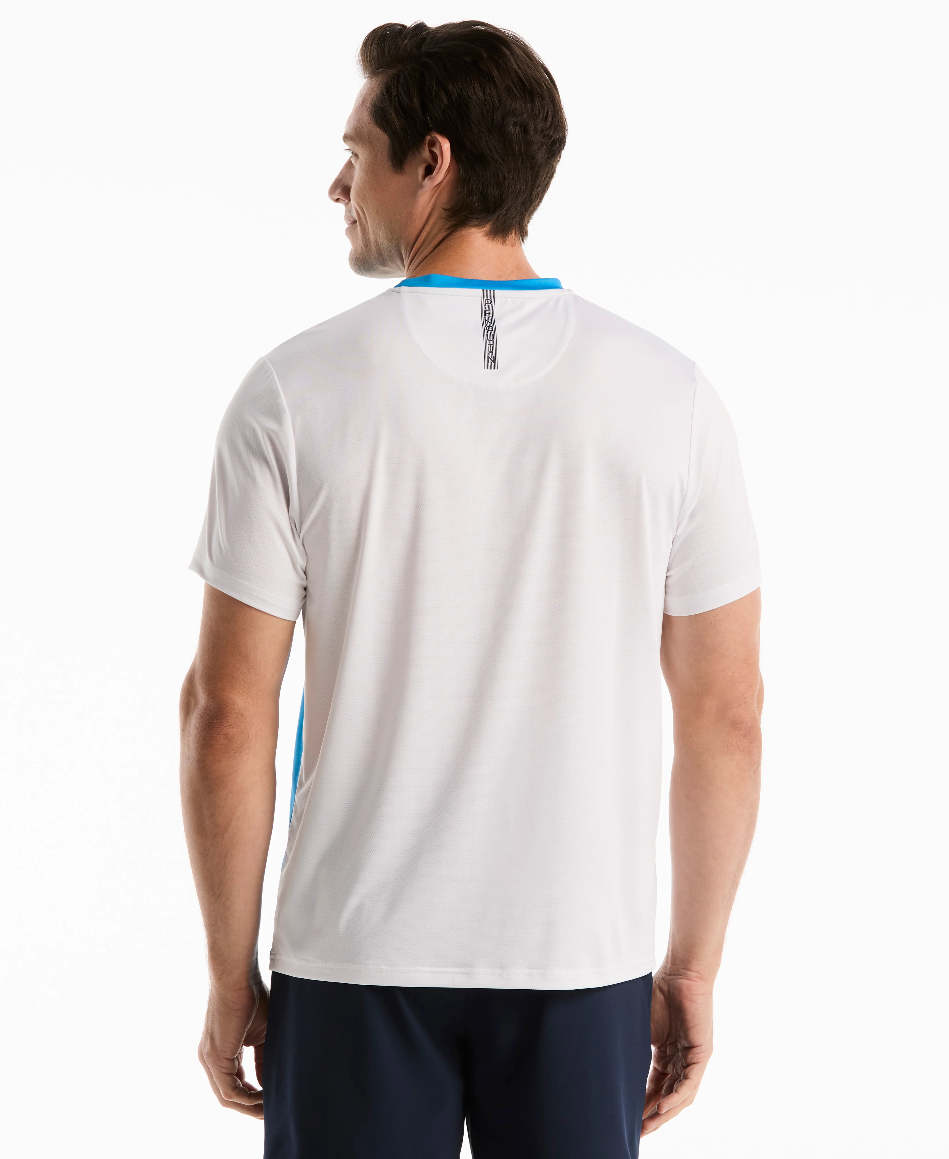 Vertical Ombre Tennis Crew Tee - Image 6