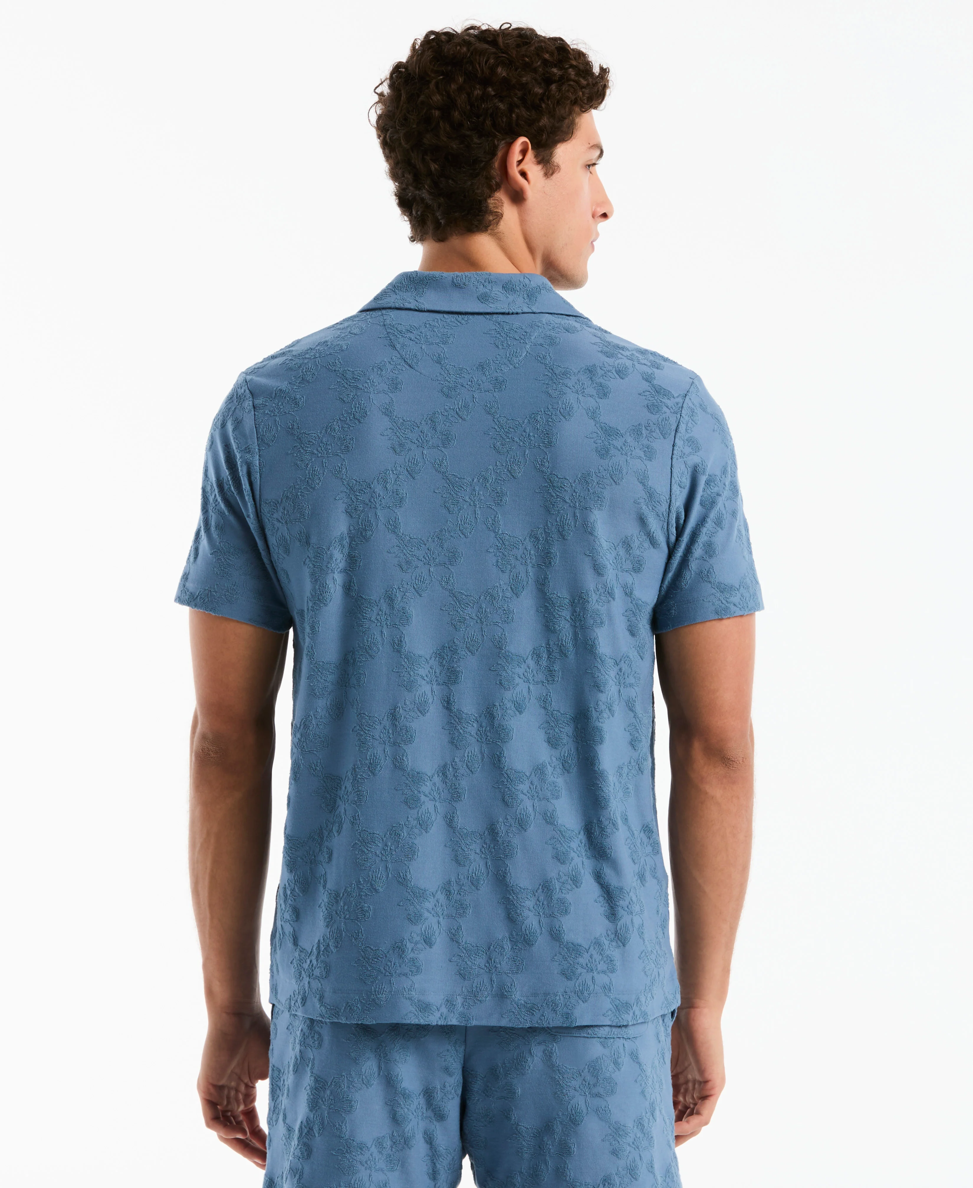 Terry Jacquard Hawaiian Shirt - Image 2