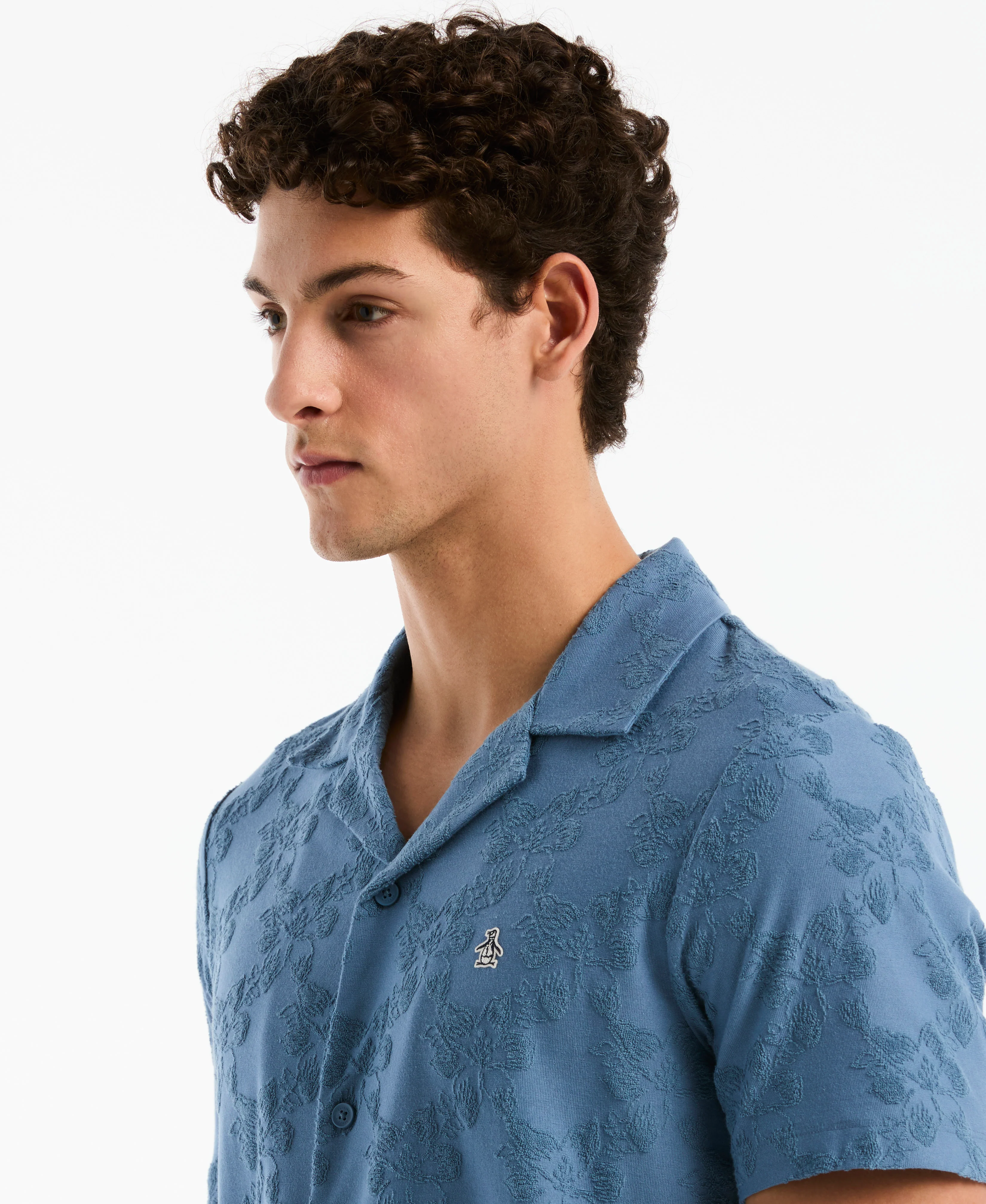 Terry Jacquard Hawaiian Shirt - Image 3