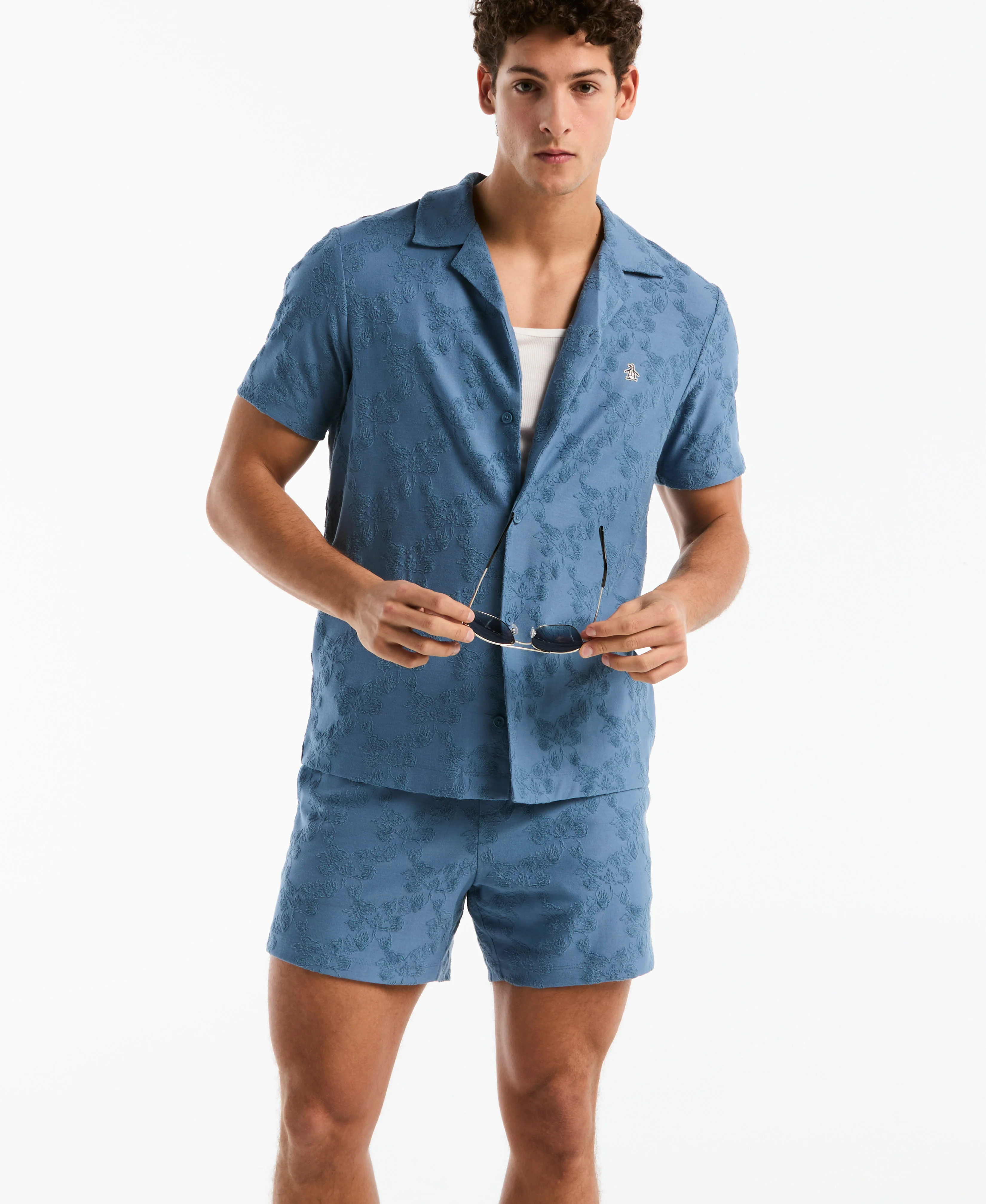 Terry Jacquard Hawaiian Shirt - Image 4