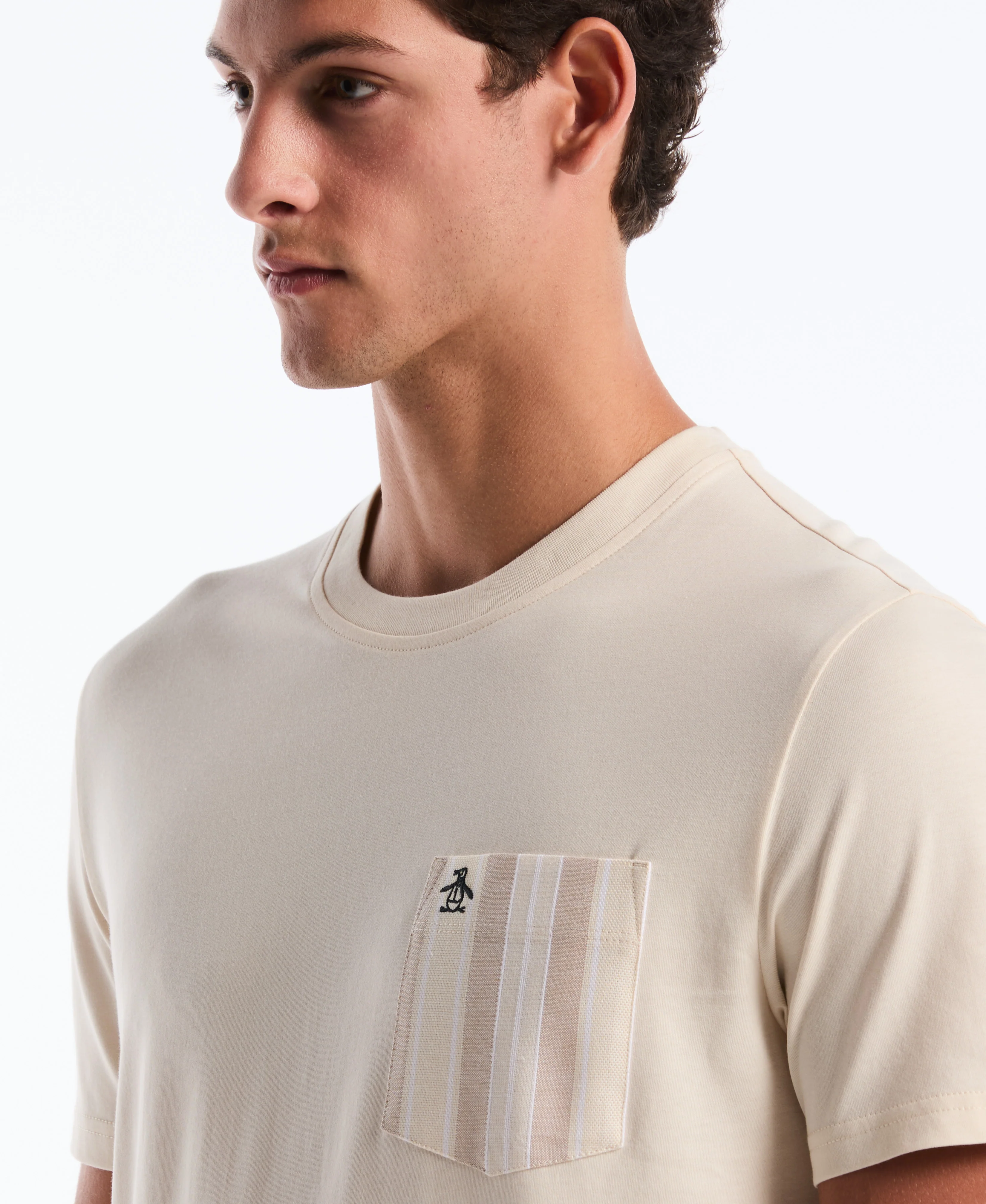 Striped Pocket Jersey Tee - Image 7